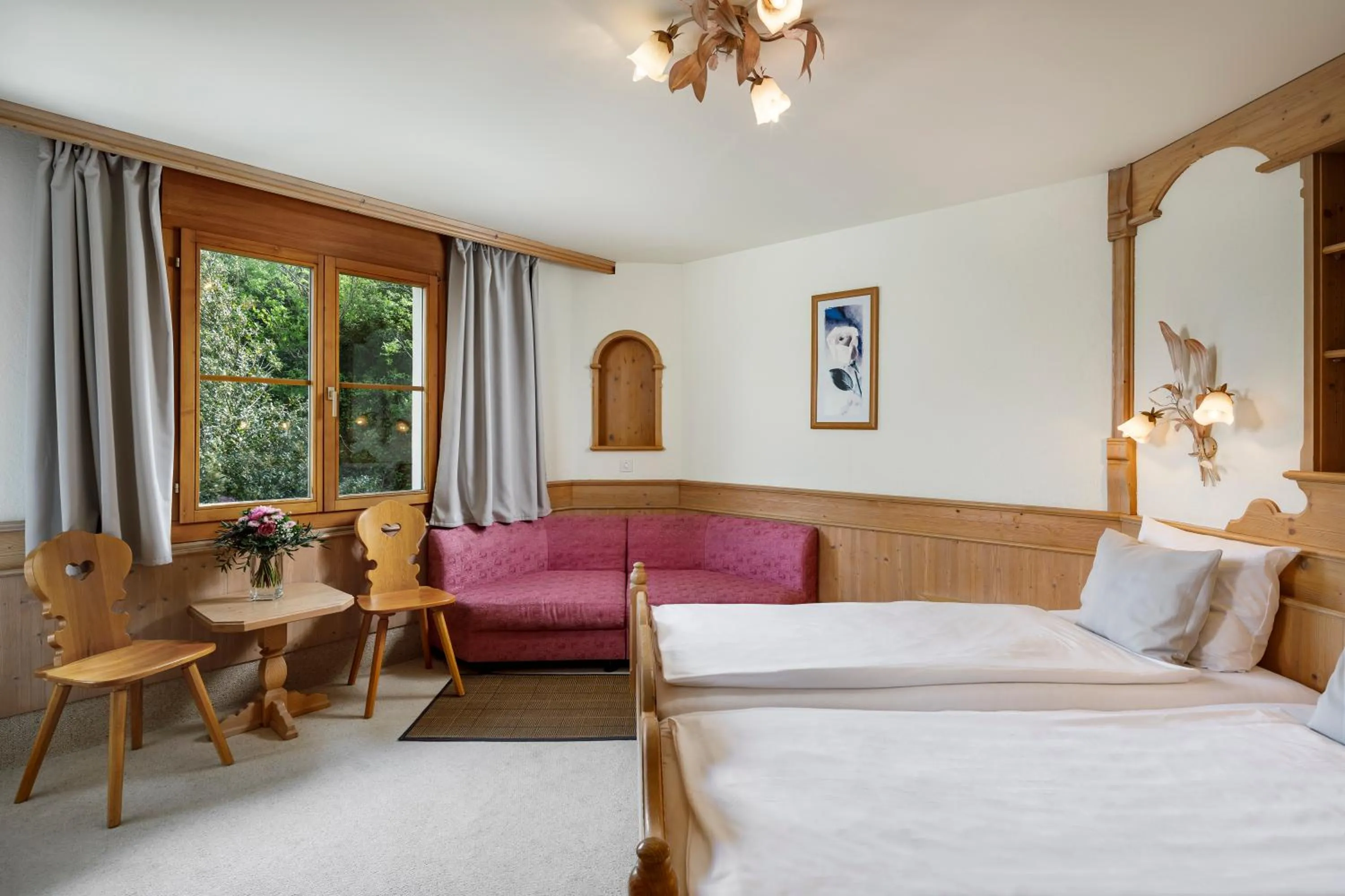 Bed in Hotel und Naturhaus Bellevue
