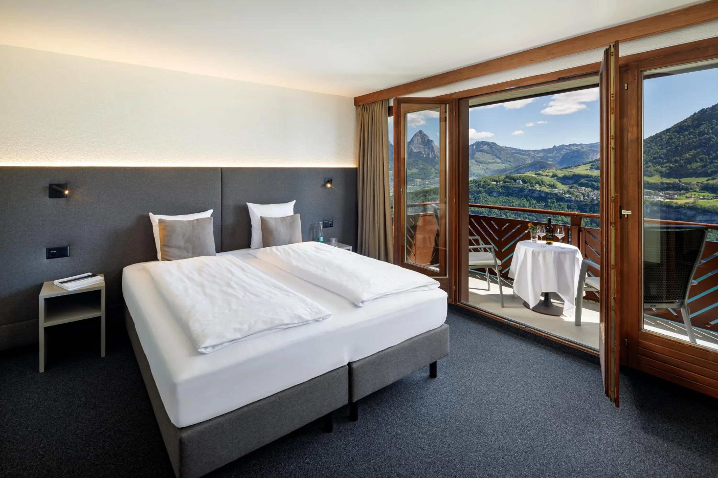 Bed in Hotel und Naturhaus Bellevue