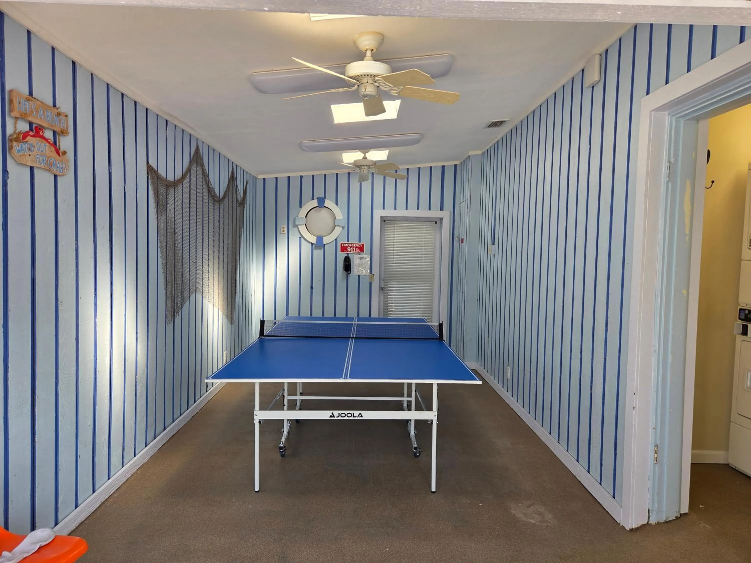 Table tennis in Camelot by the Sea