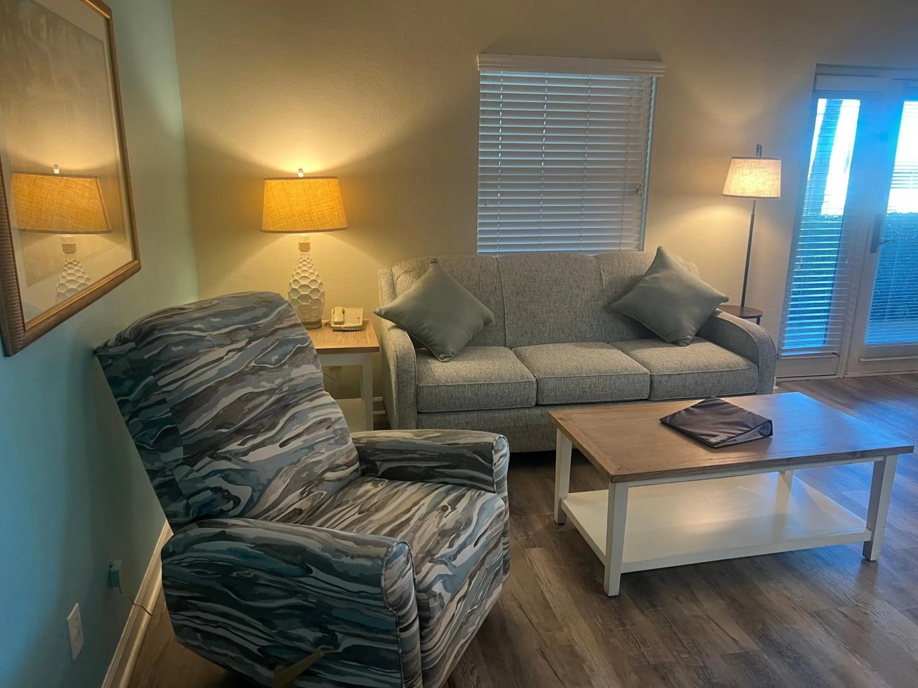 Living room in Camelot by the Sea