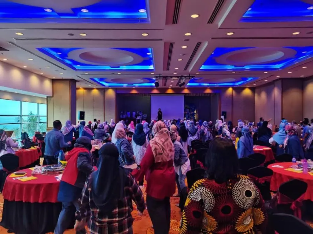 group of guests in EHSAN SEAVIEW HOTEL PORT DICKSON