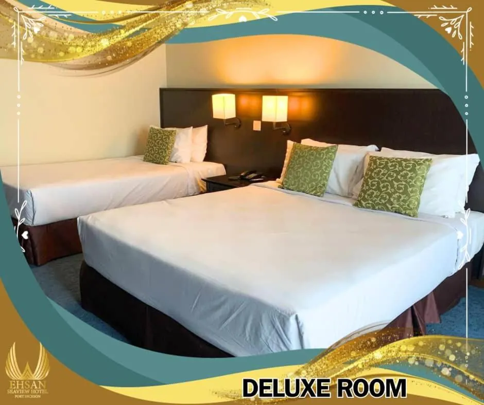 Bed in EHSAN SEAVIEW HOTEL PORT DICKSON