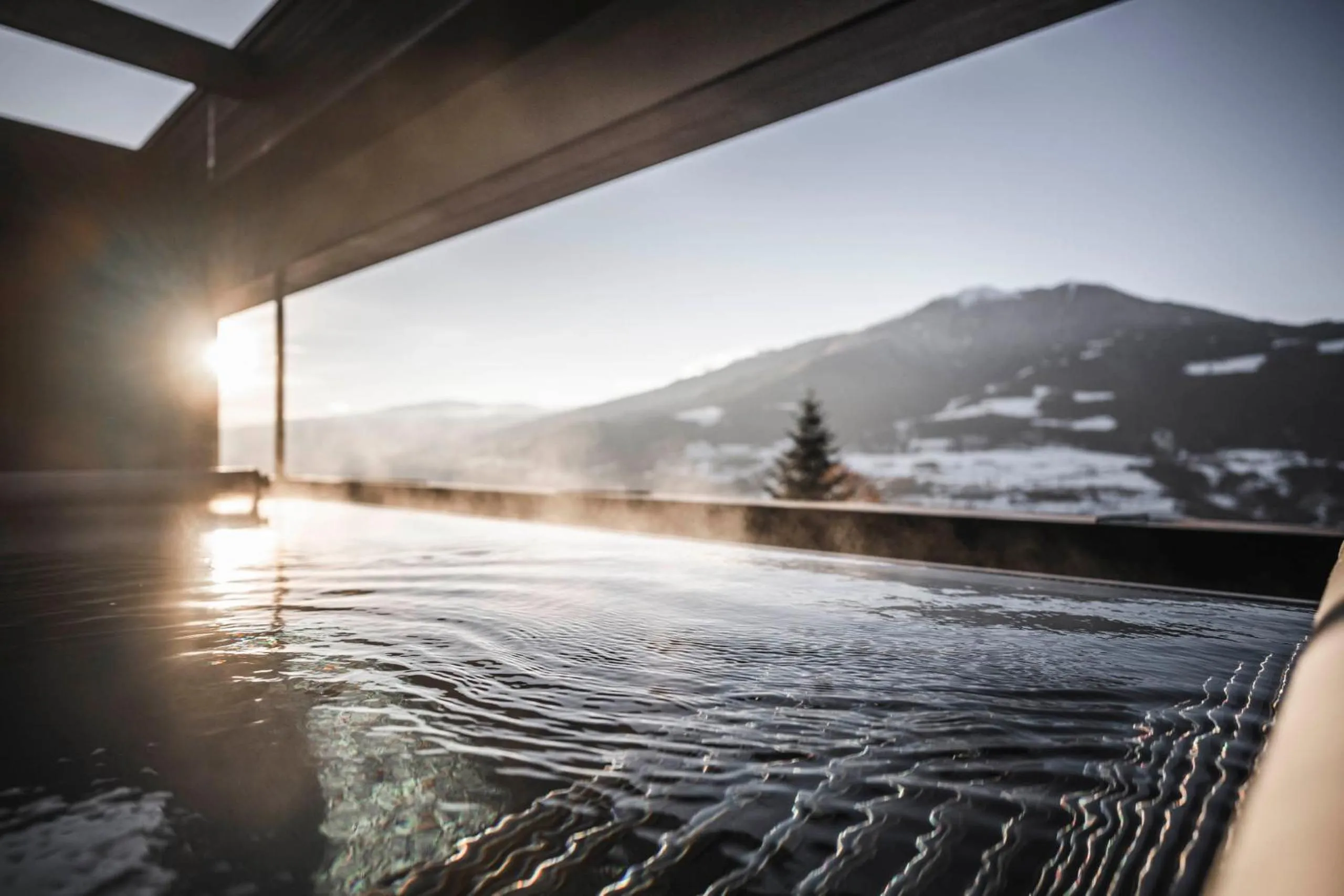 Swimming pool in Santre dolomythic home