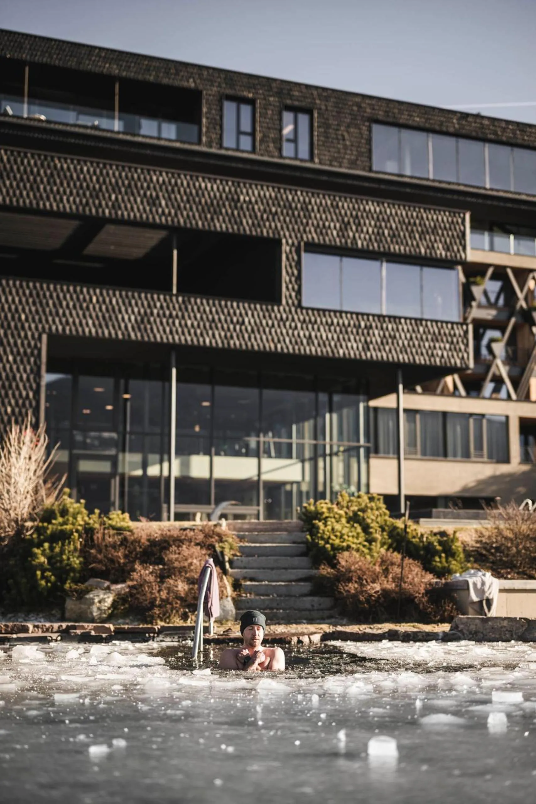 Swimming pool in Santre dolomythic home
