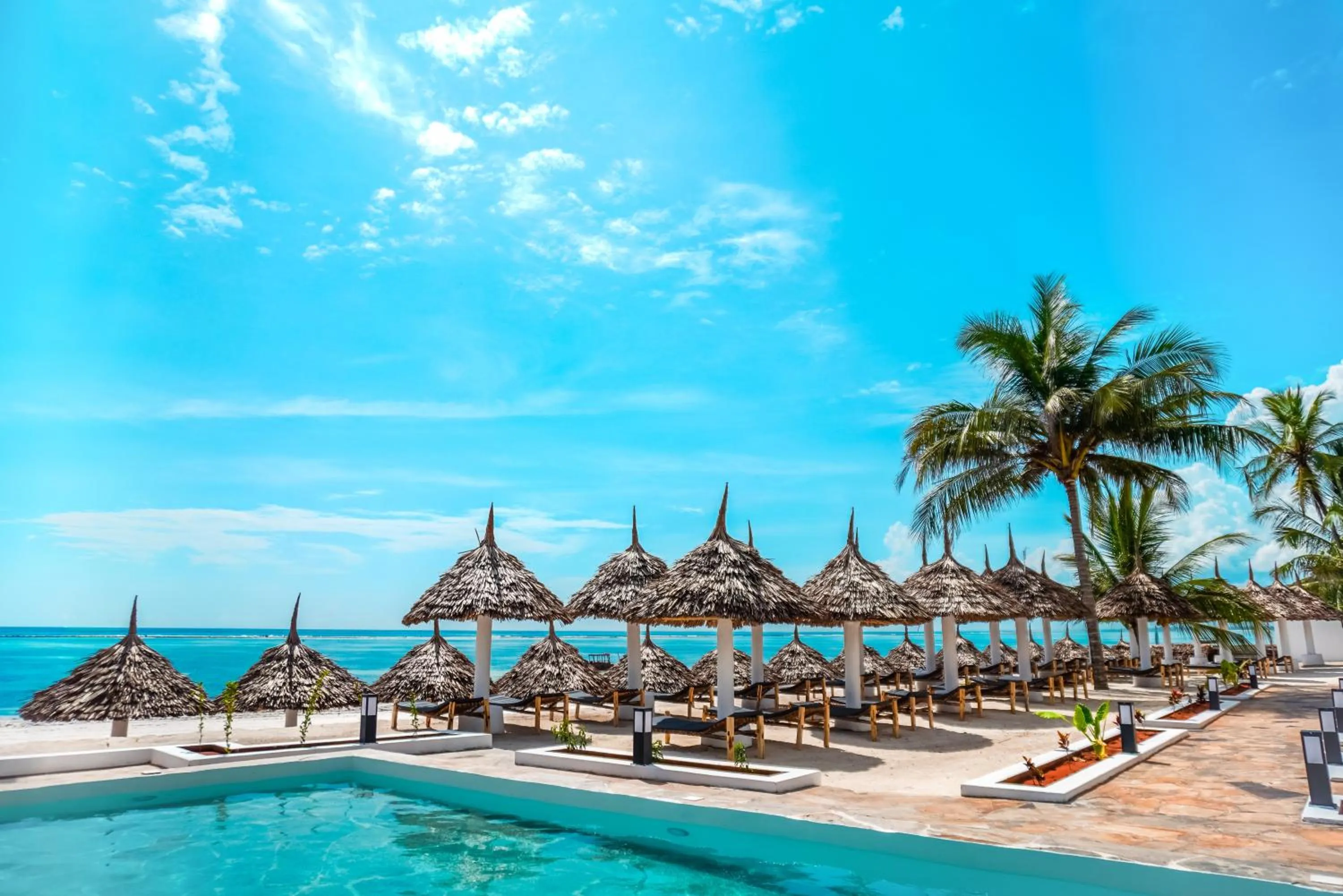 Beach in AHG Sun Bay Mlilile Beach Hotel