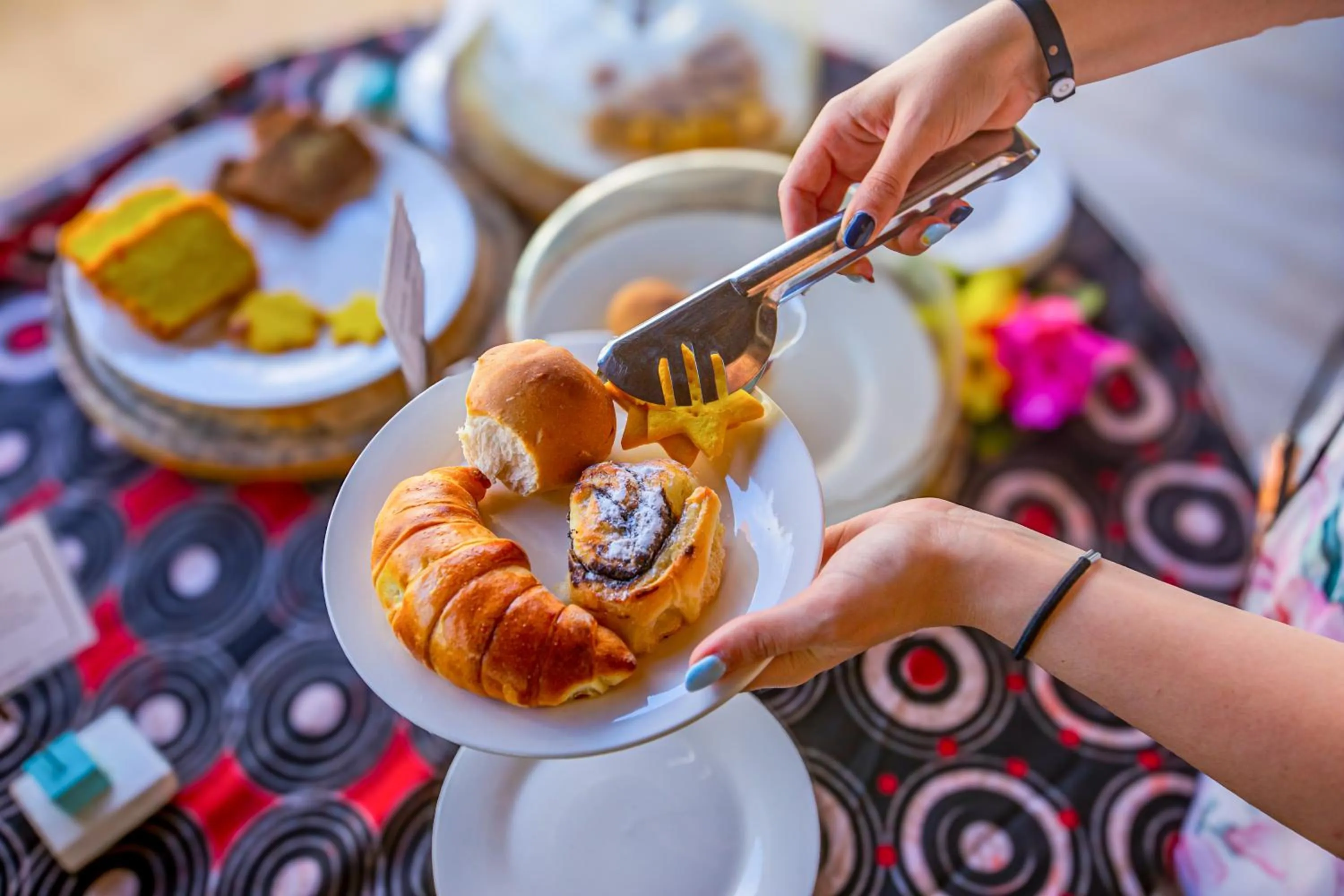 Breakfast in AHG Sun Bay Mlilile Beach Hotel