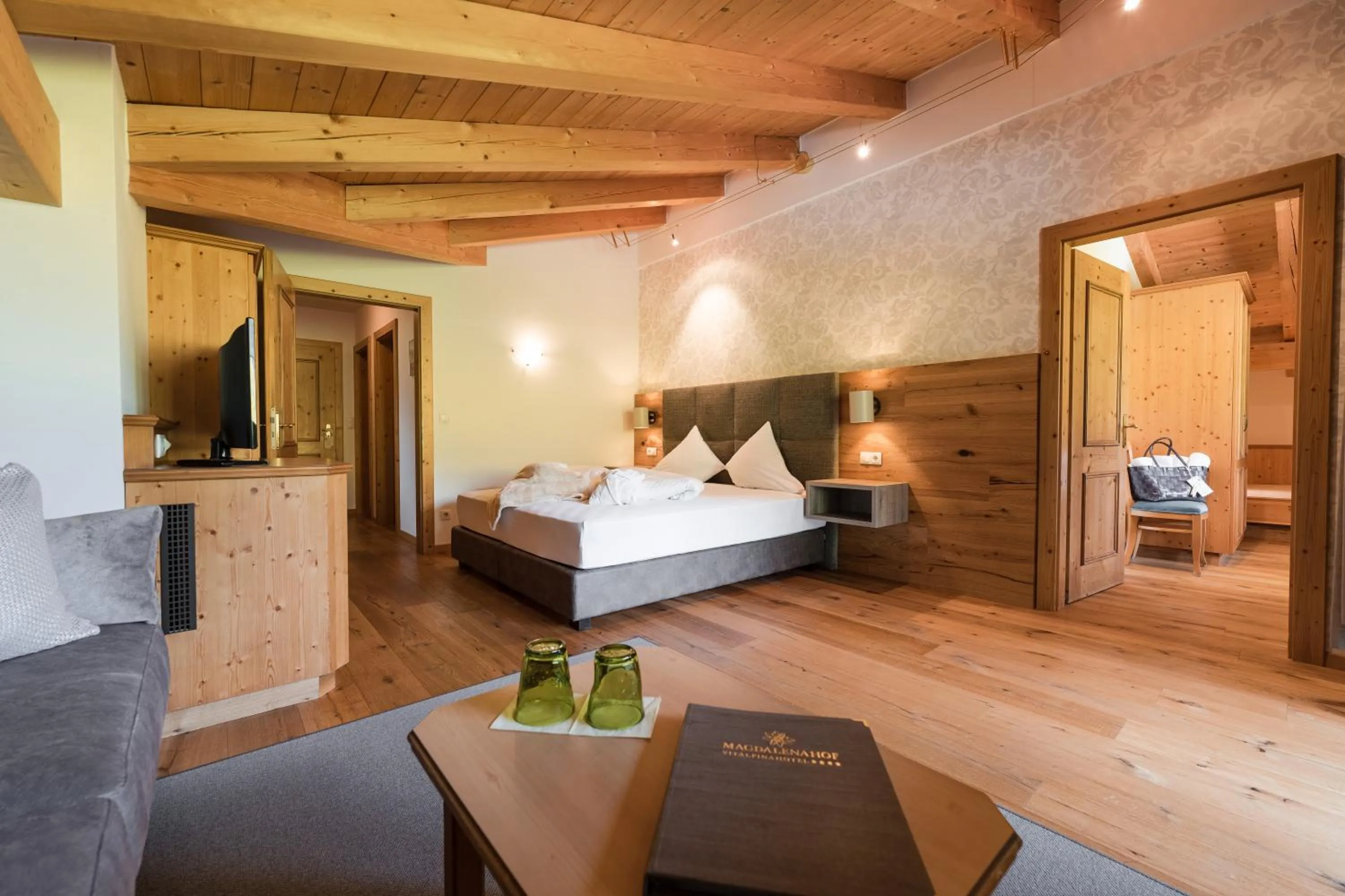 Bedroom, Bed in Vitalpina Hotel Magdalenahof