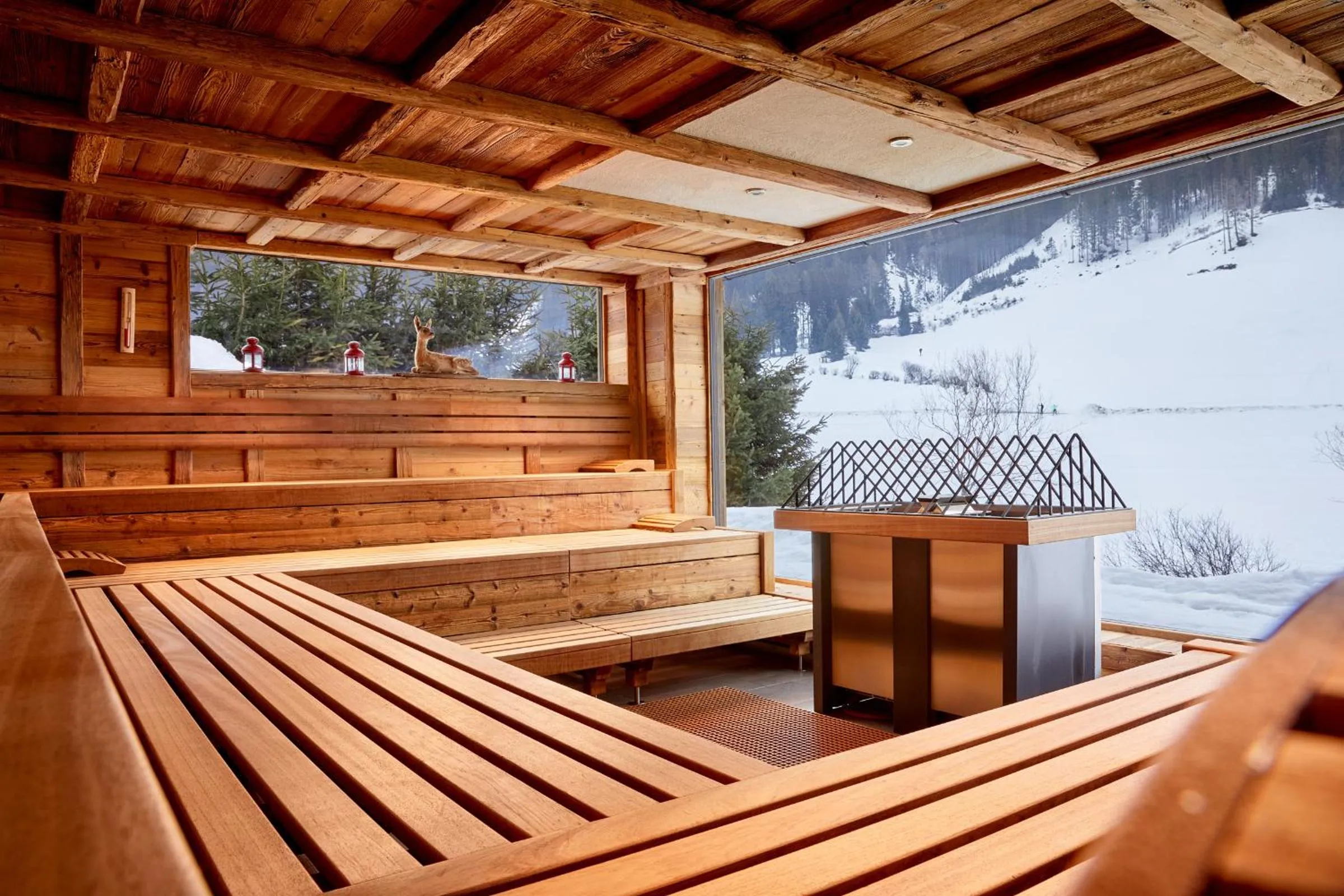 Sauna in Vitalpina Hotel Magdalenahof