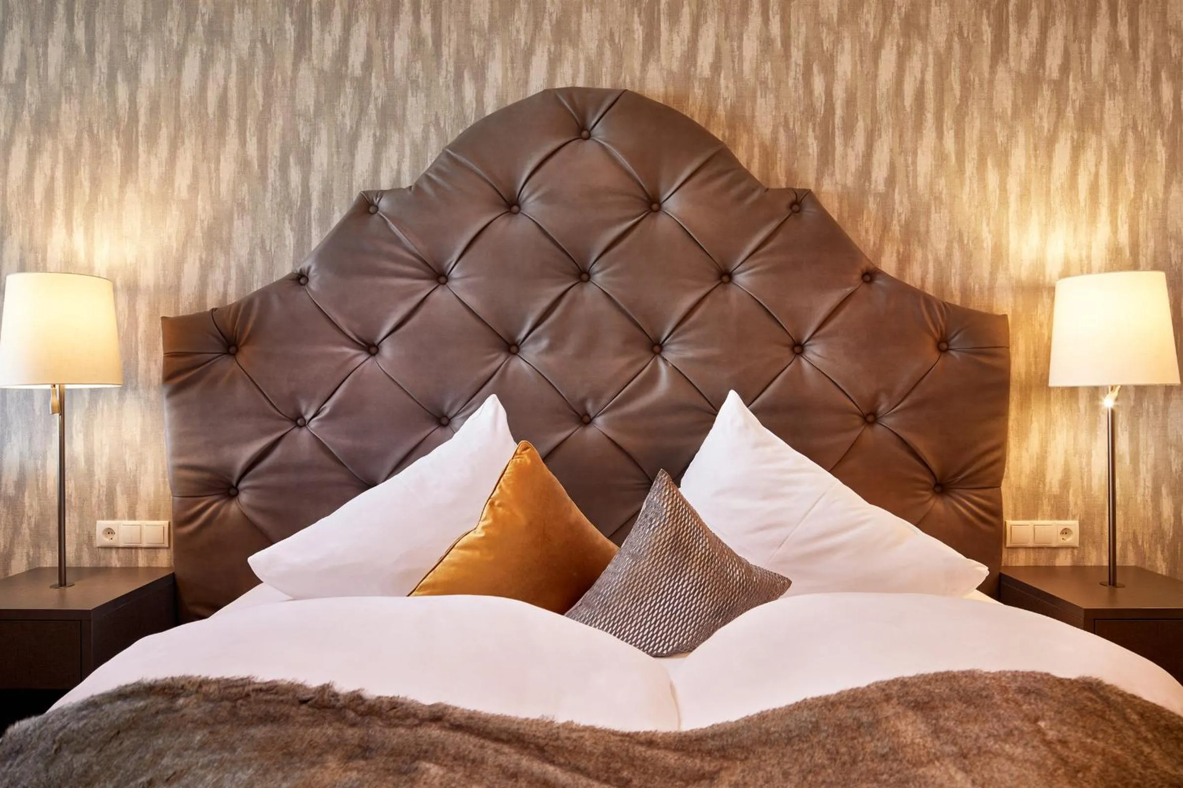 Bed in Vitalpina Hotel Magdalenahof