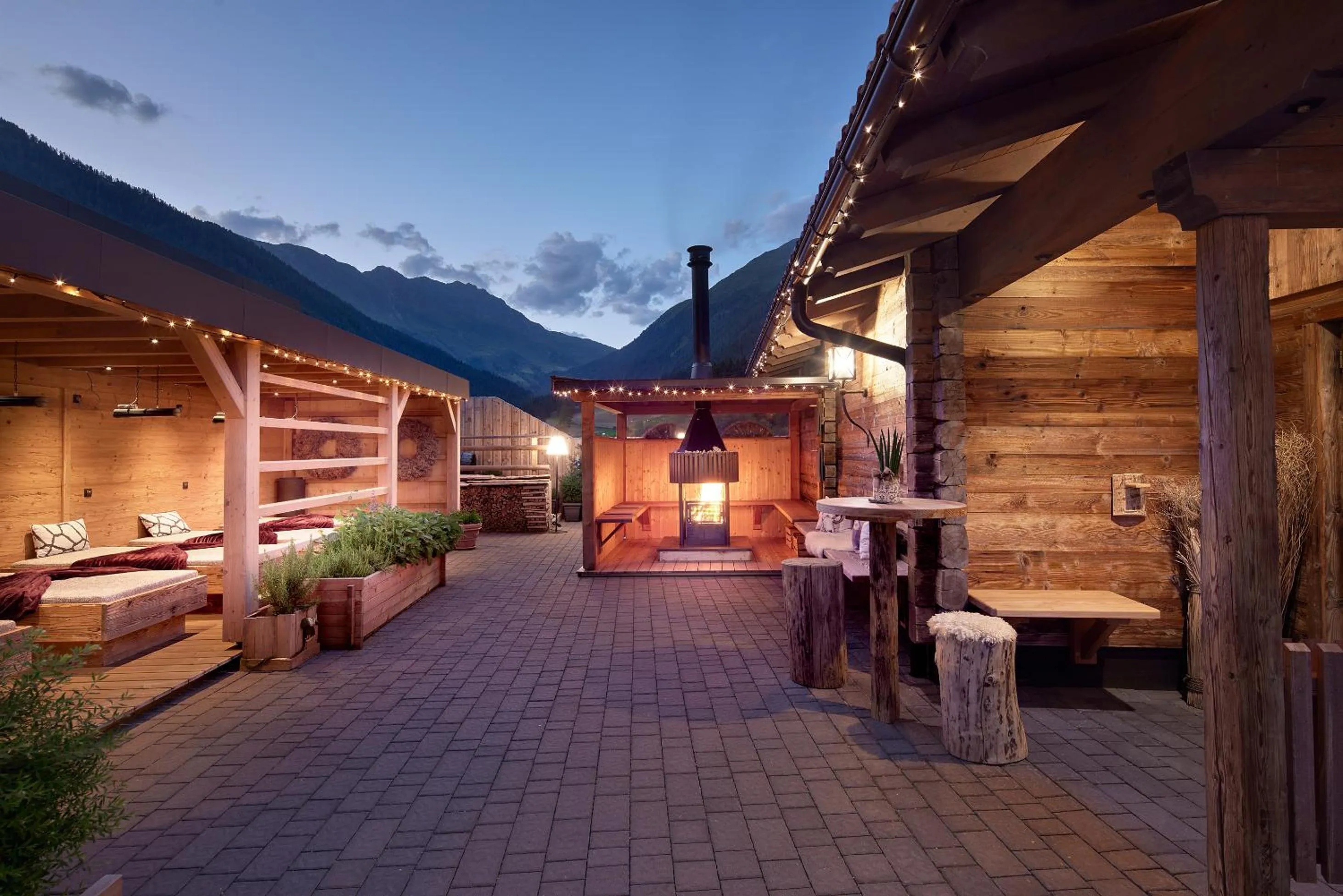 Sauna in Vitalpina Hotel Magdalenahof
