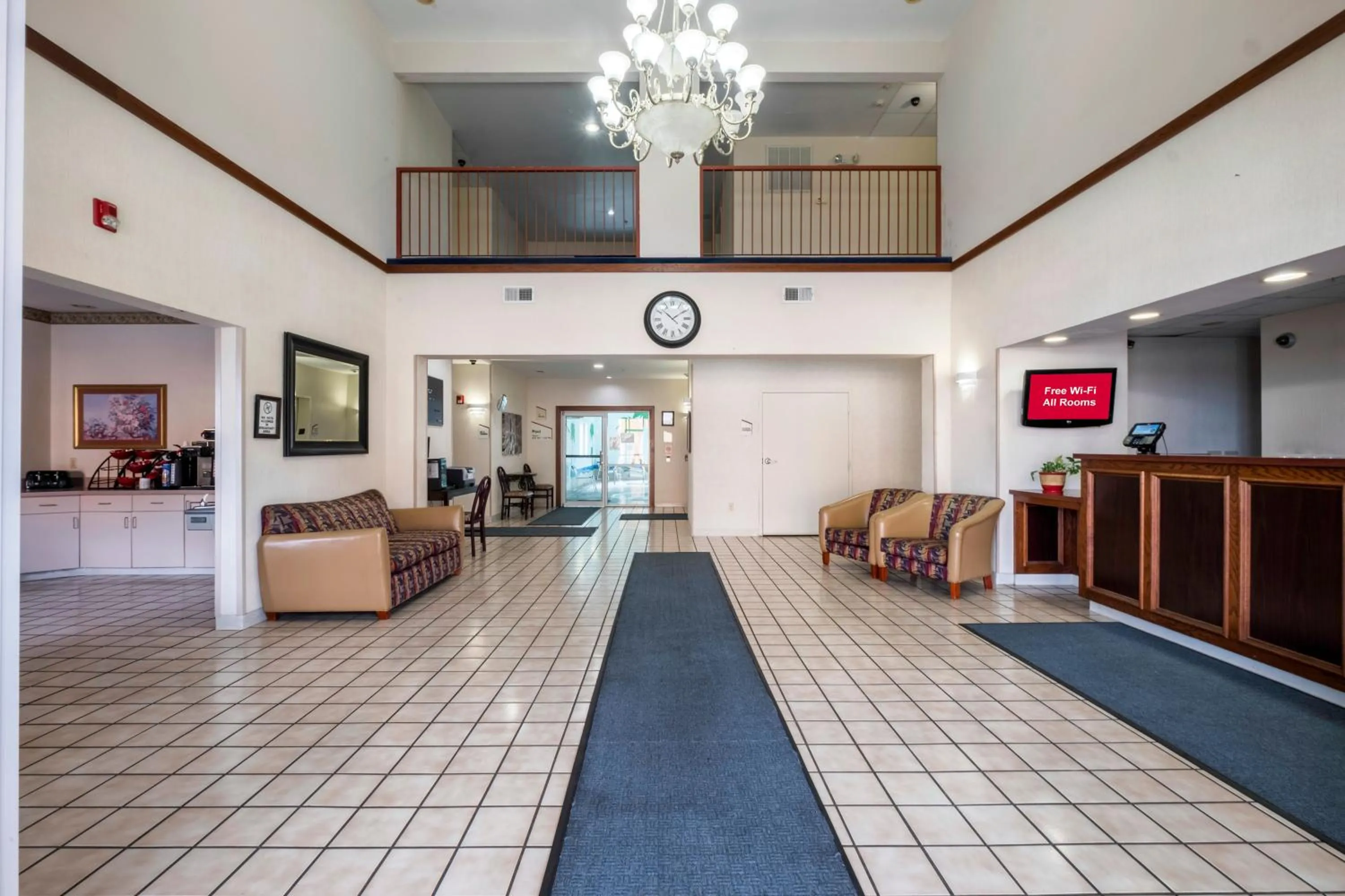 Lobby or reception in Red Roof Inn St Robert Ft Leonard Wood