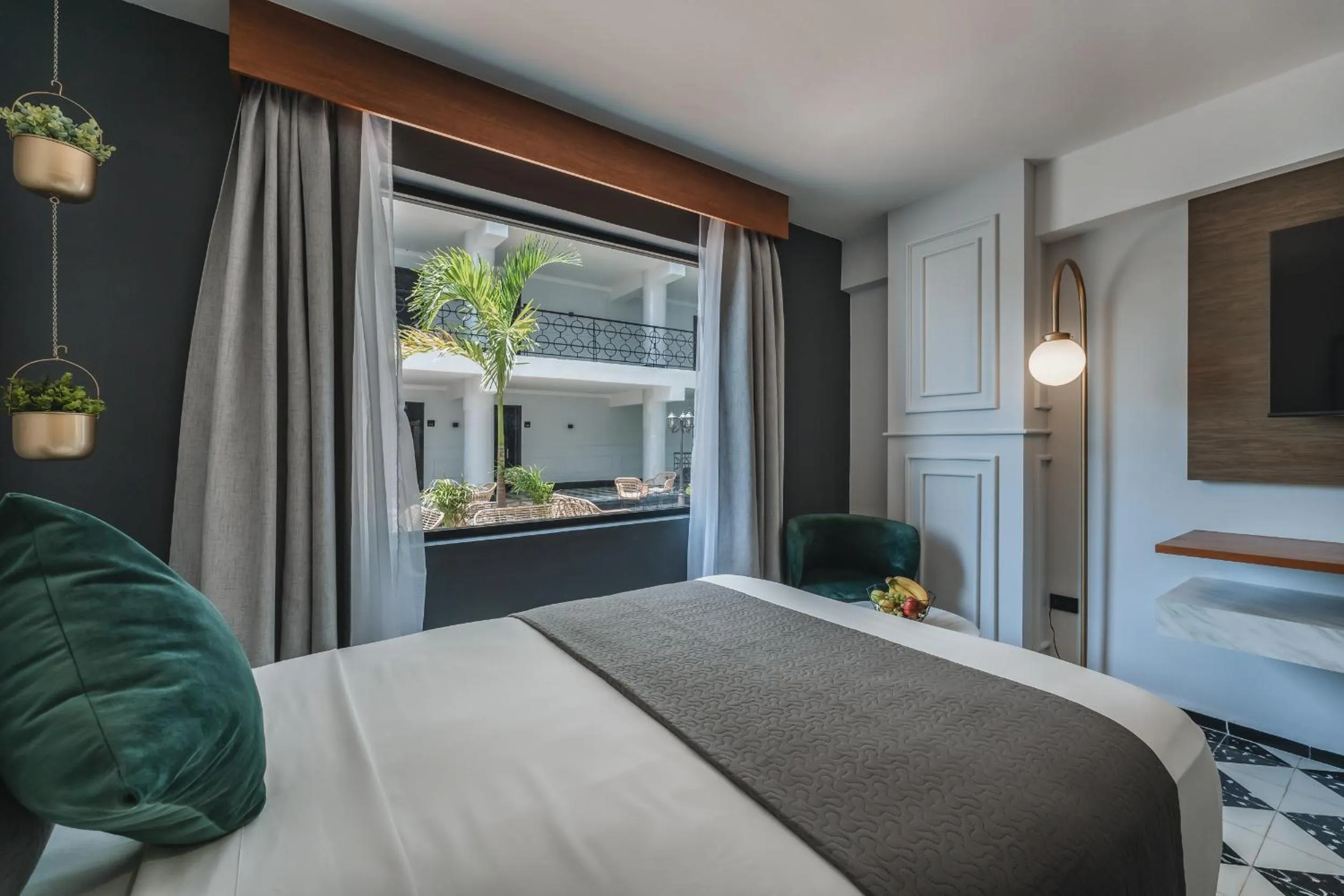 Bed in Gran Hotel Panamericana, Mérida