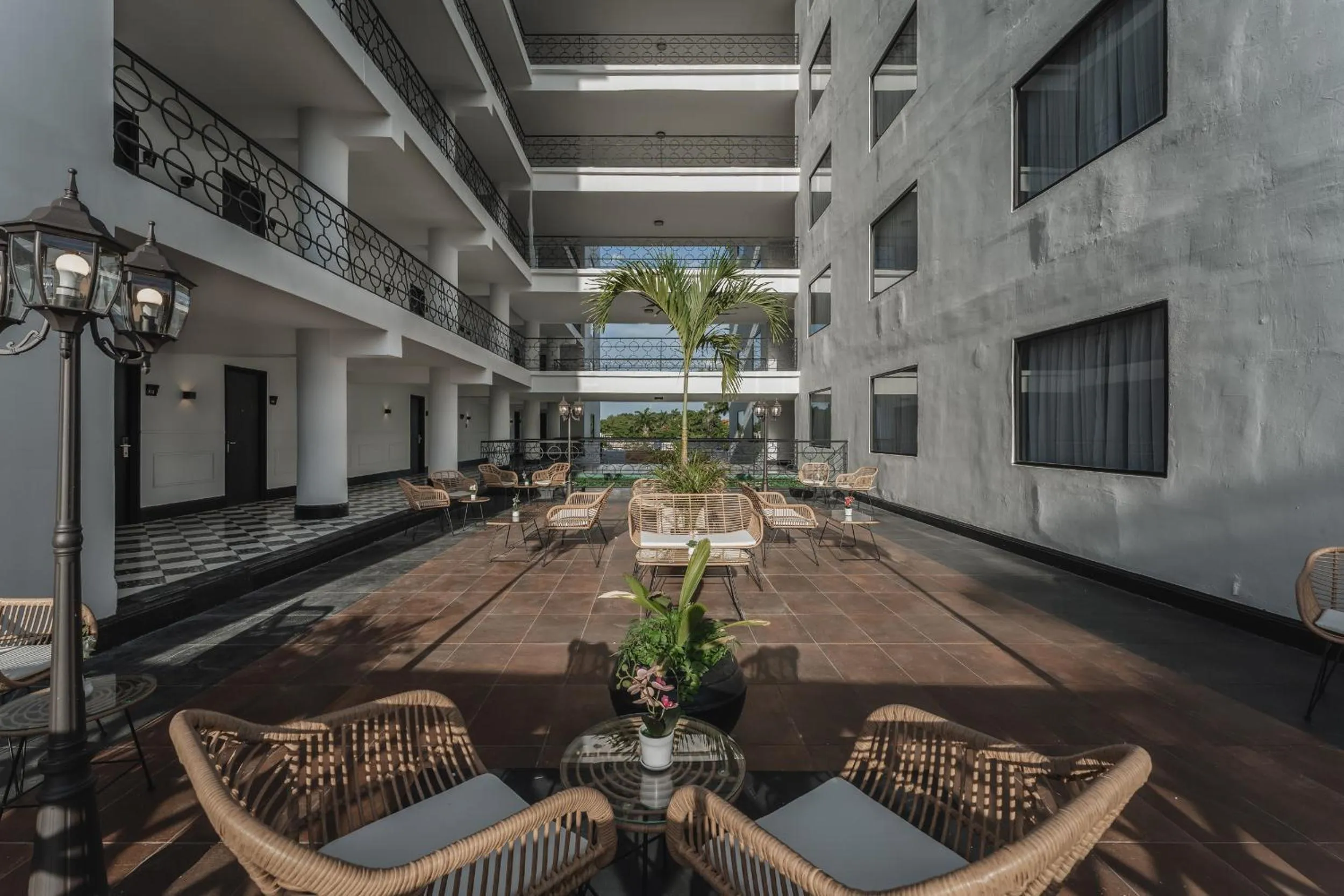 Patio in Gran Hotel Panamericana, Mérida