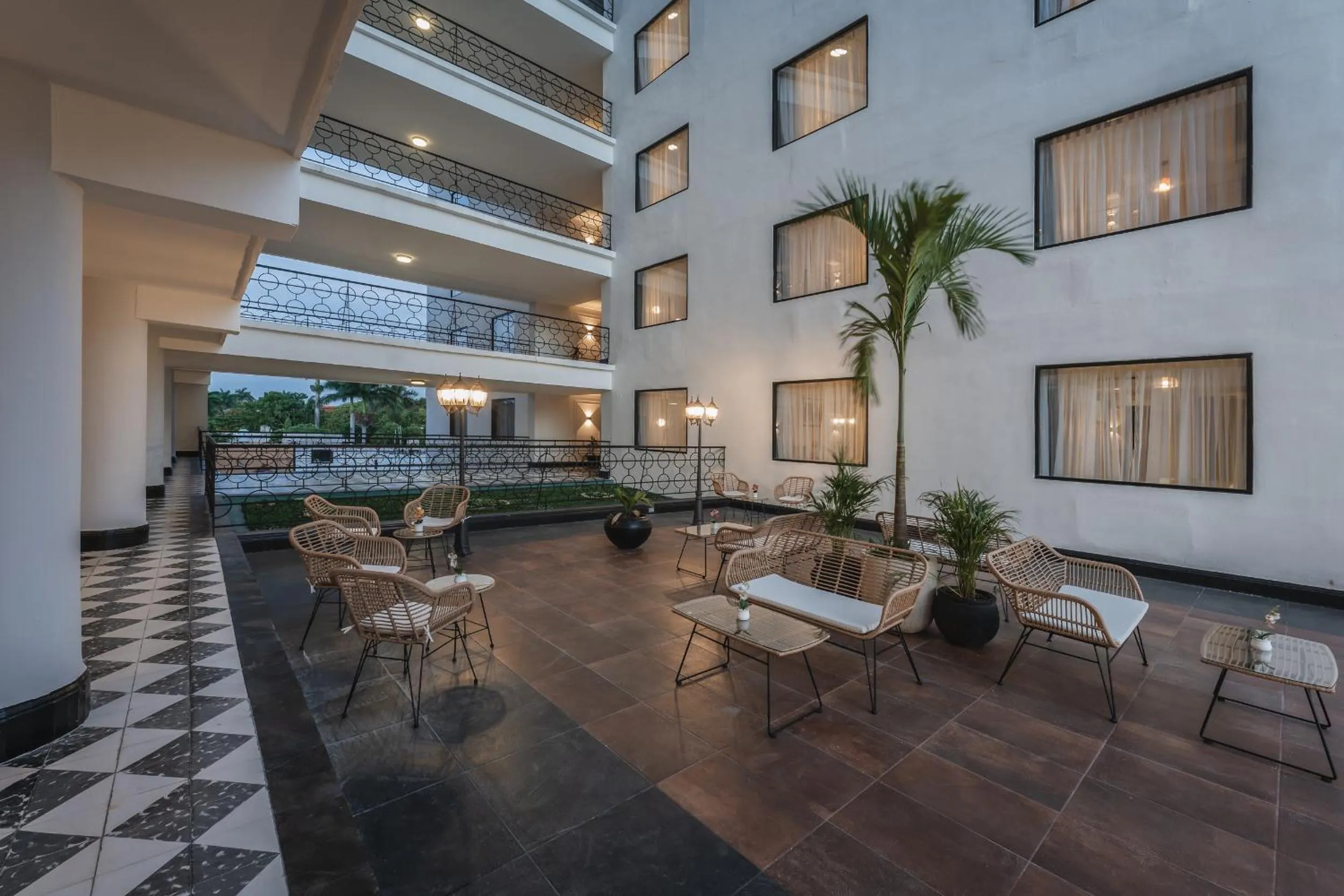 Patio in Gran Hotel Panamericana, Mérida