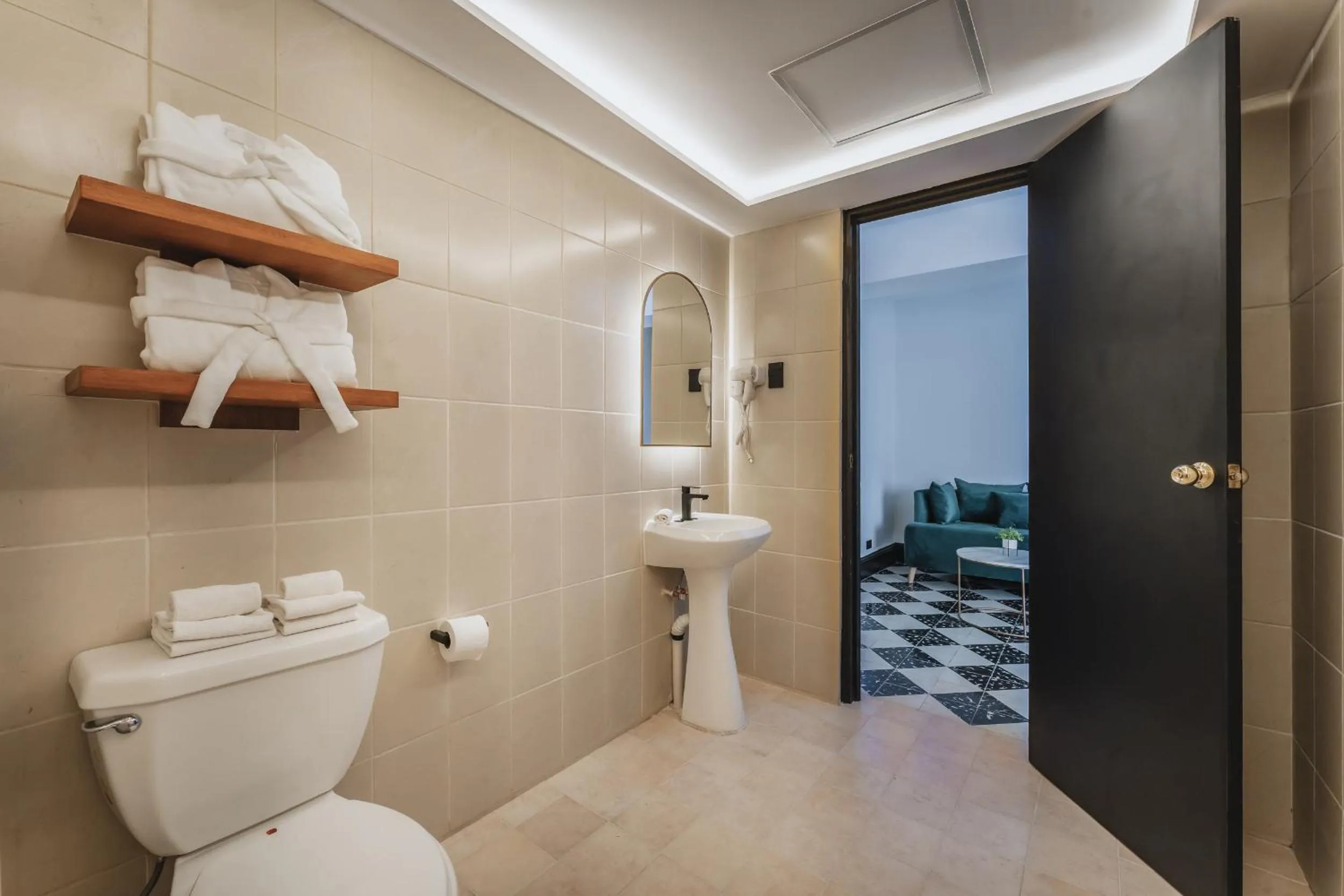 Shower in Gran Hotel Panamericana, Mérida