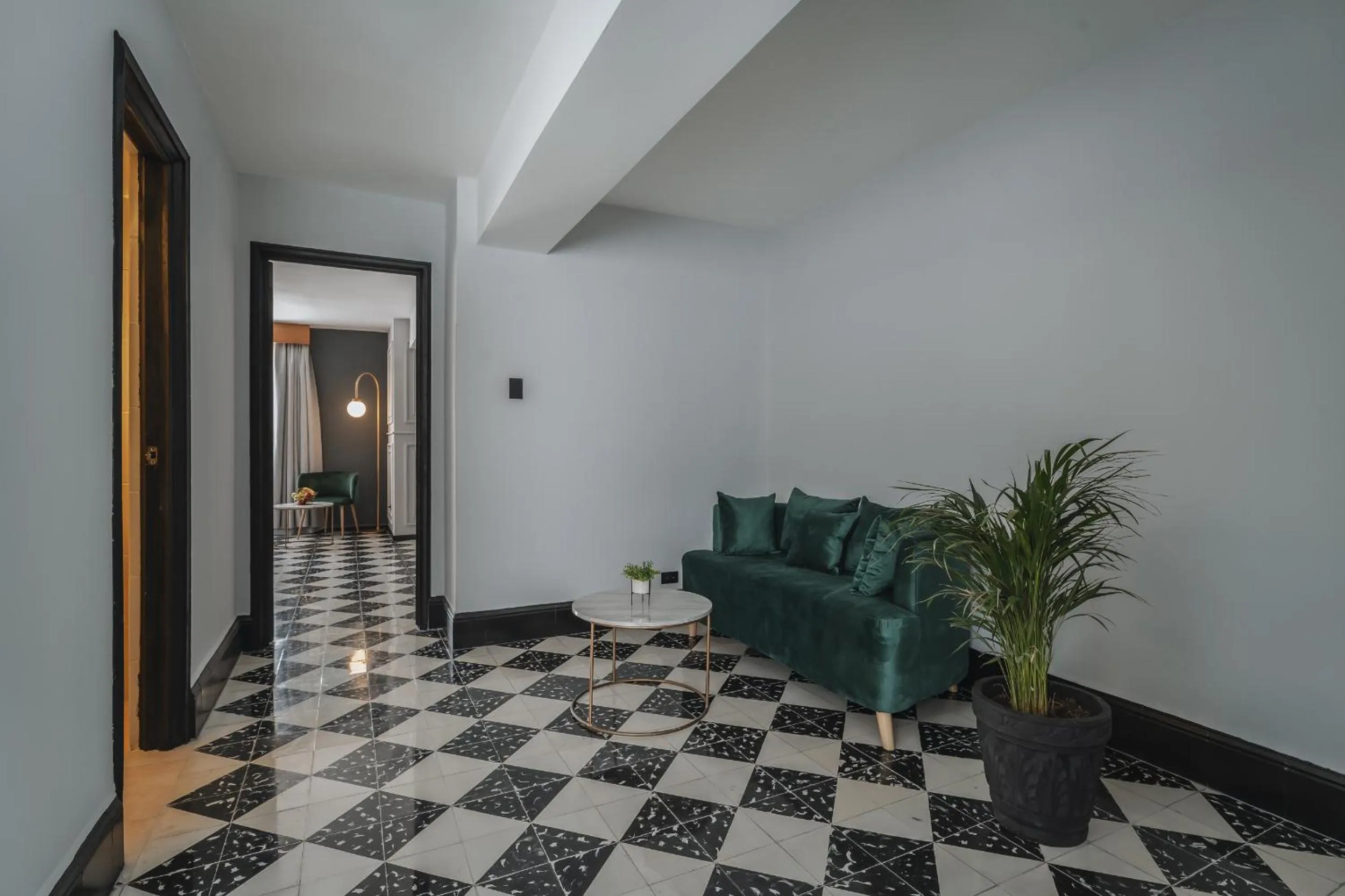 Living room in Gran Hotel Panamericana, Mérida