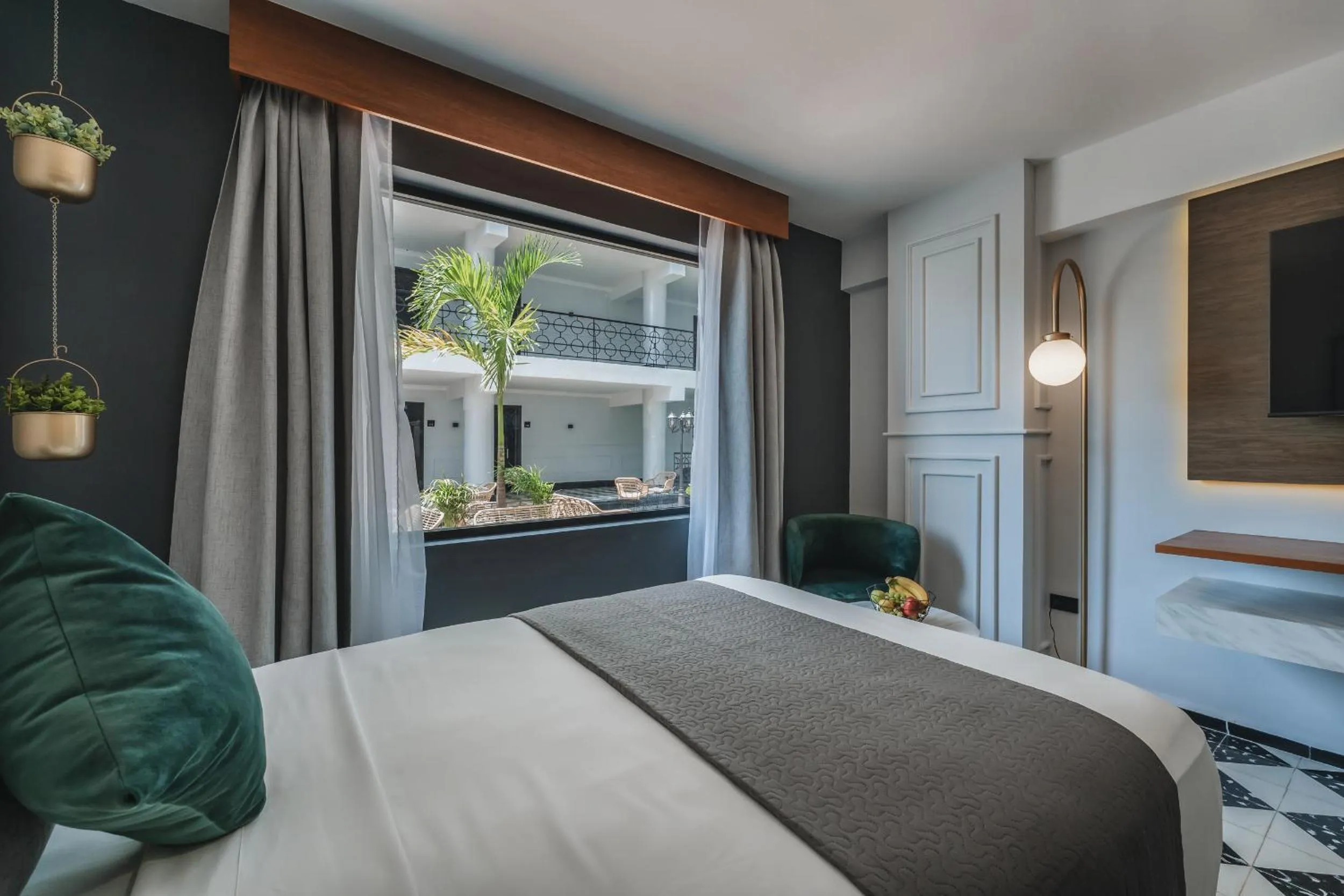 Bed in Gran Hotel Panamericana, Mérida