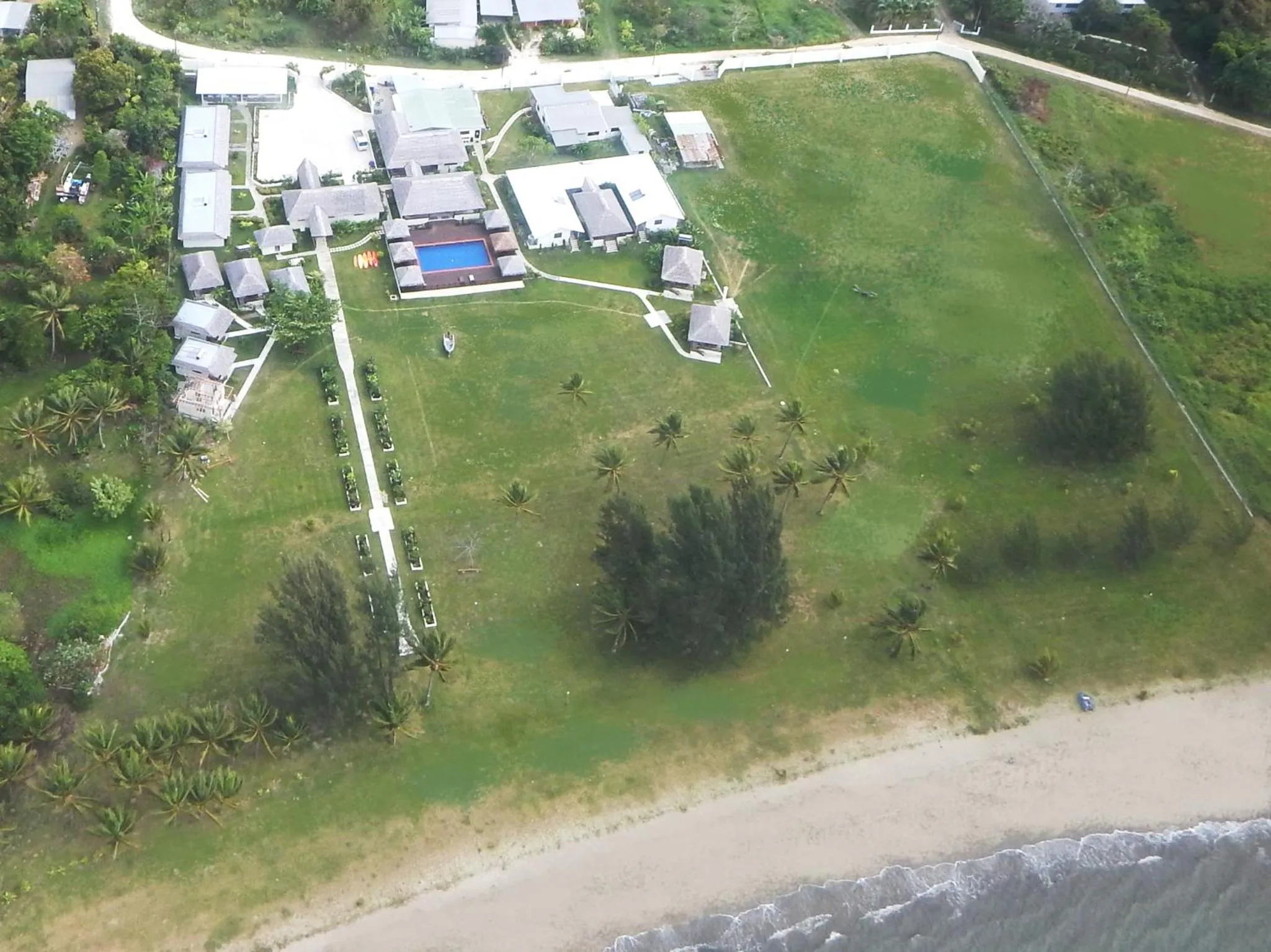 Bird's eye view in Beachfront Resort