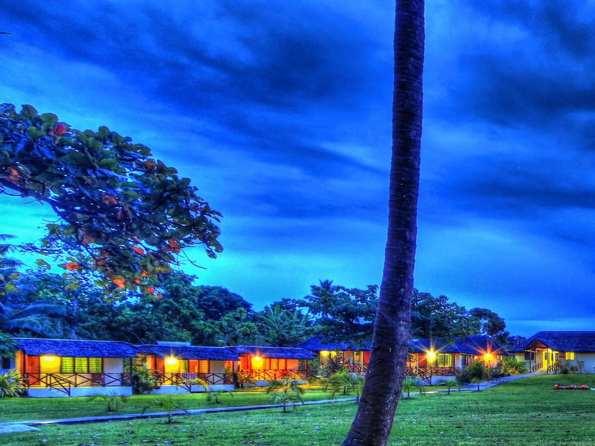 Garden in Beachfront Resort