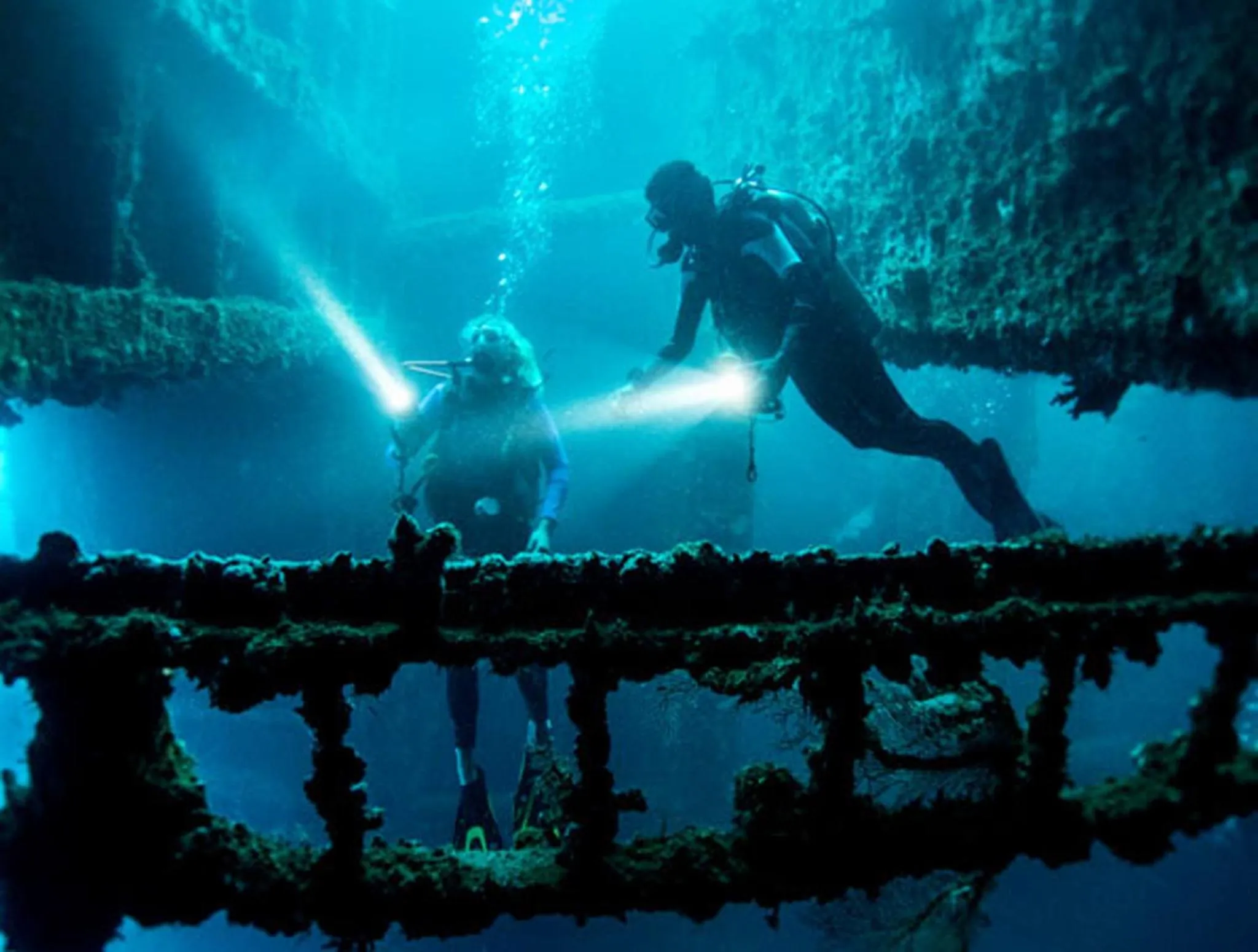 Diving in Beachfront Resort