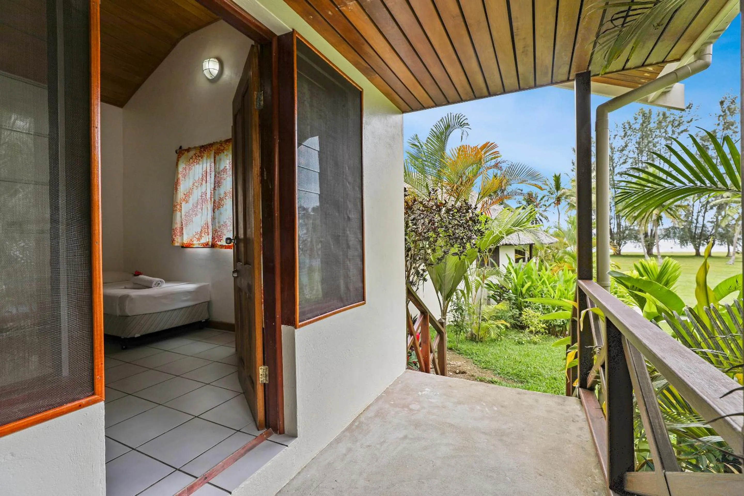 Garden view in Beachfront Resort