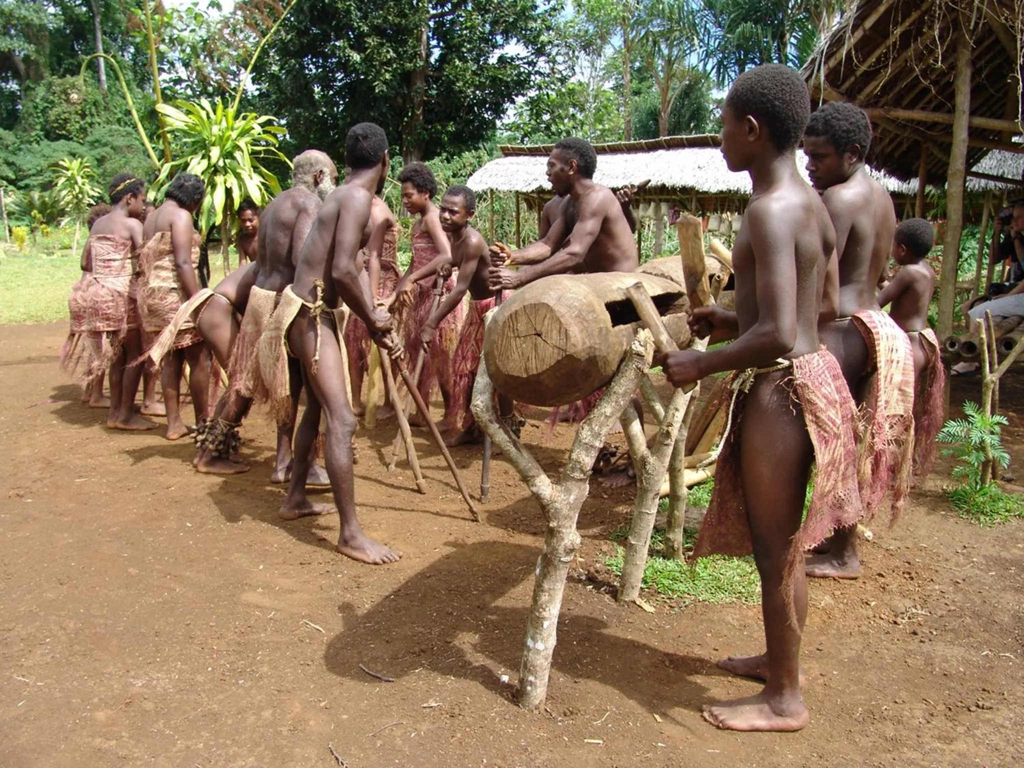People in Beachfront Resort