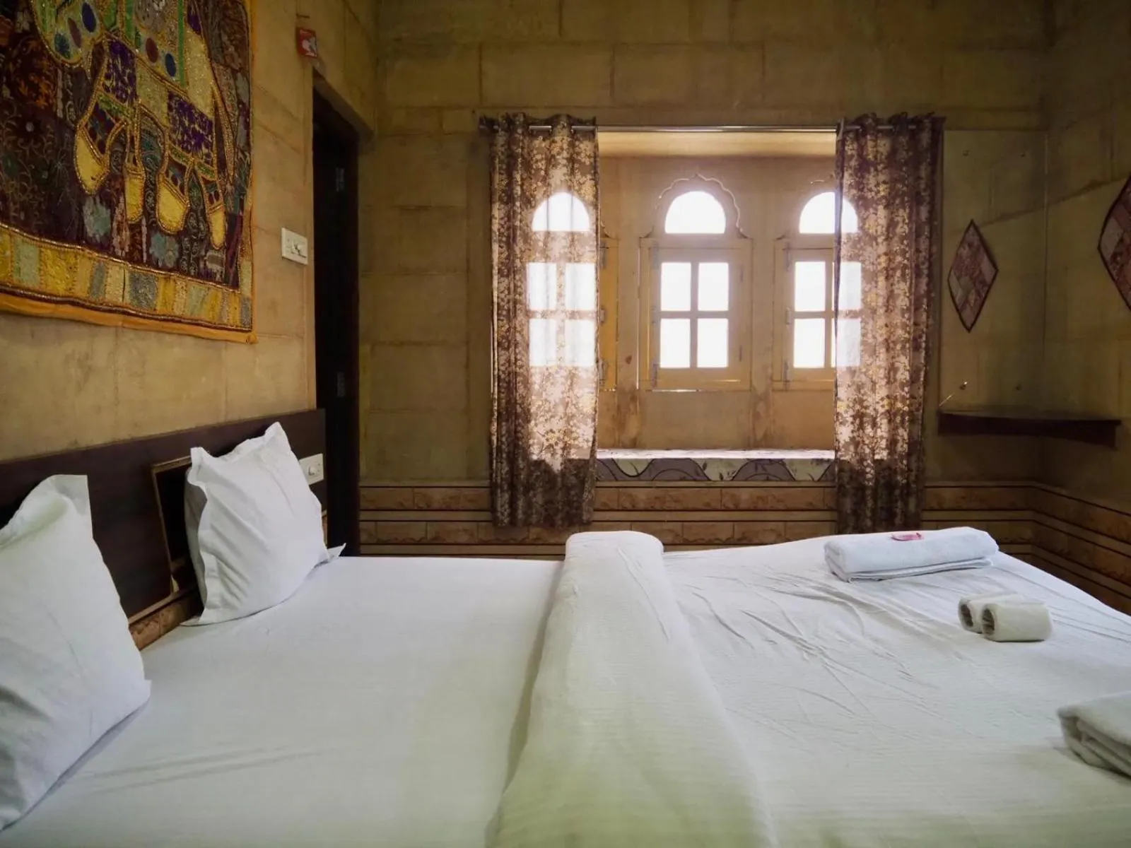 Bed in Hotel Tofu safari