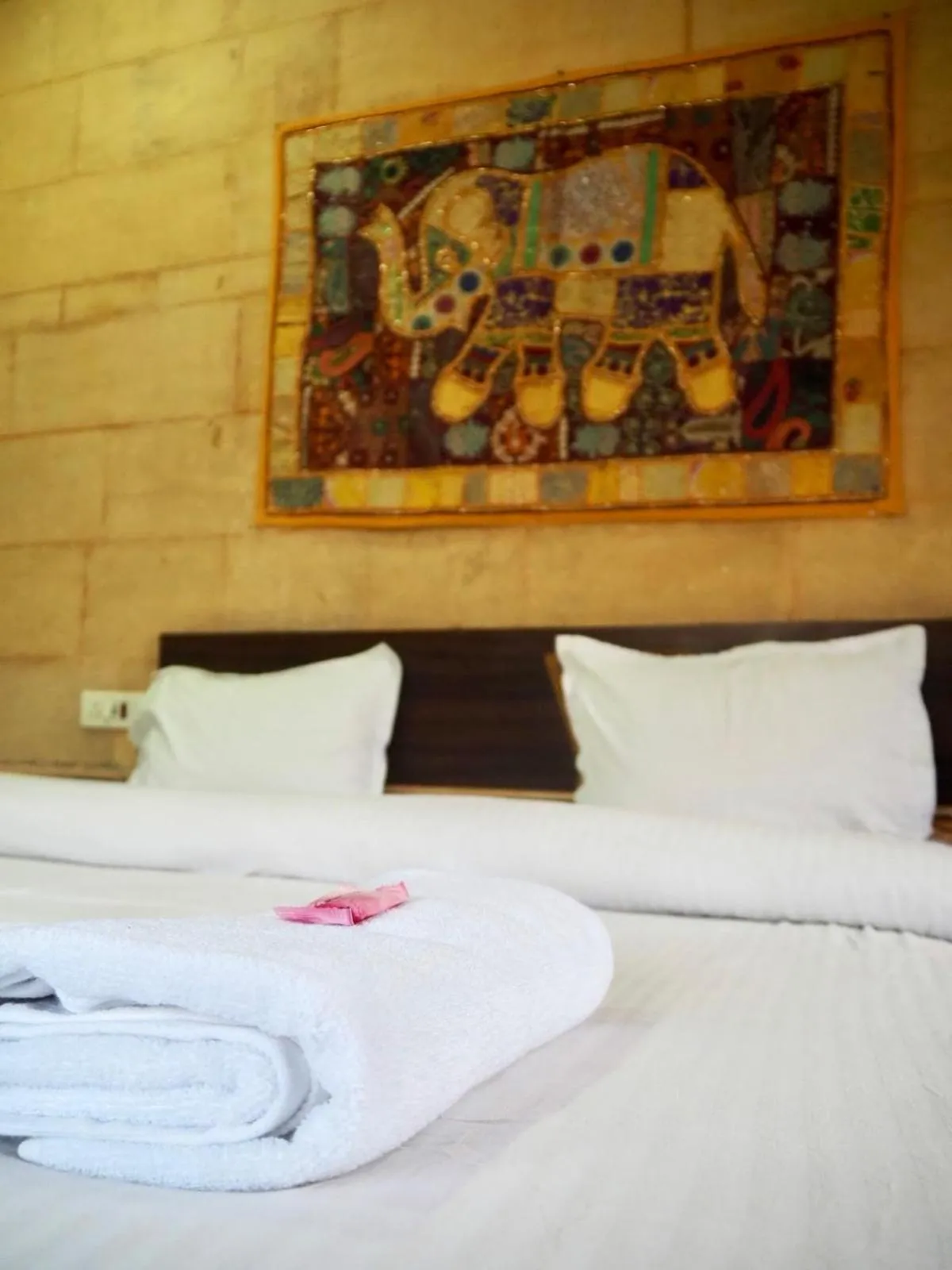 Bed in Hotel Tofu safari