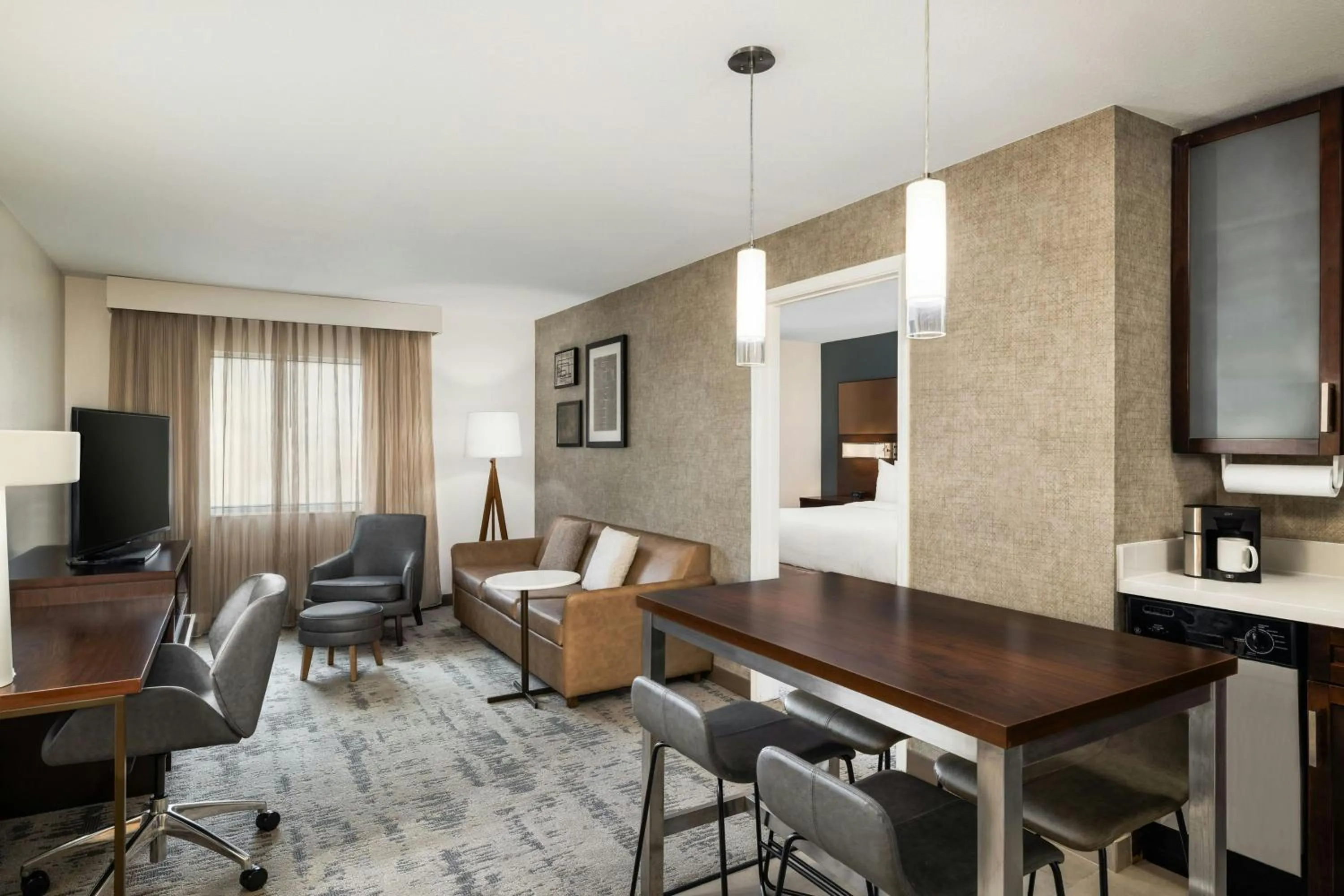 Living room in Residence Inn by Marriott Des Moines Downtown