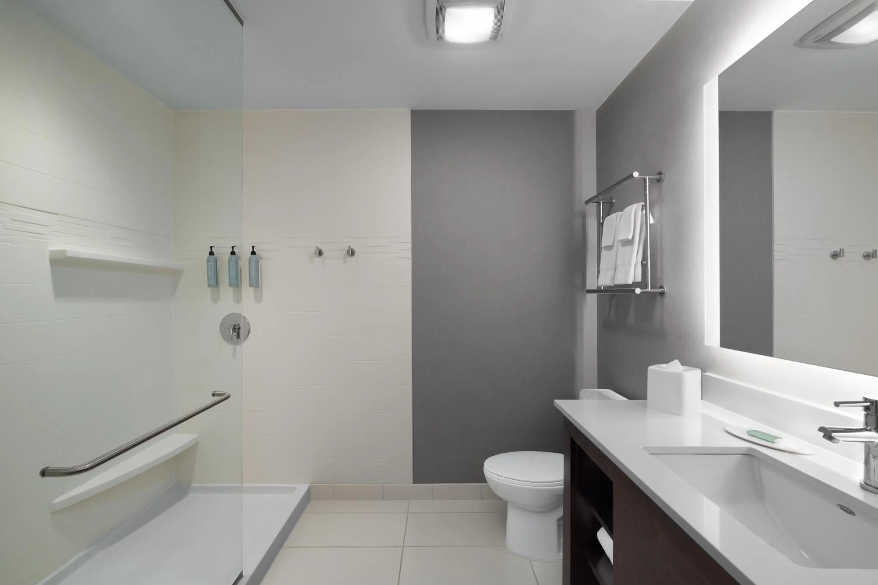 Shower in Residence Inn by Marriott Des Moines Downtown