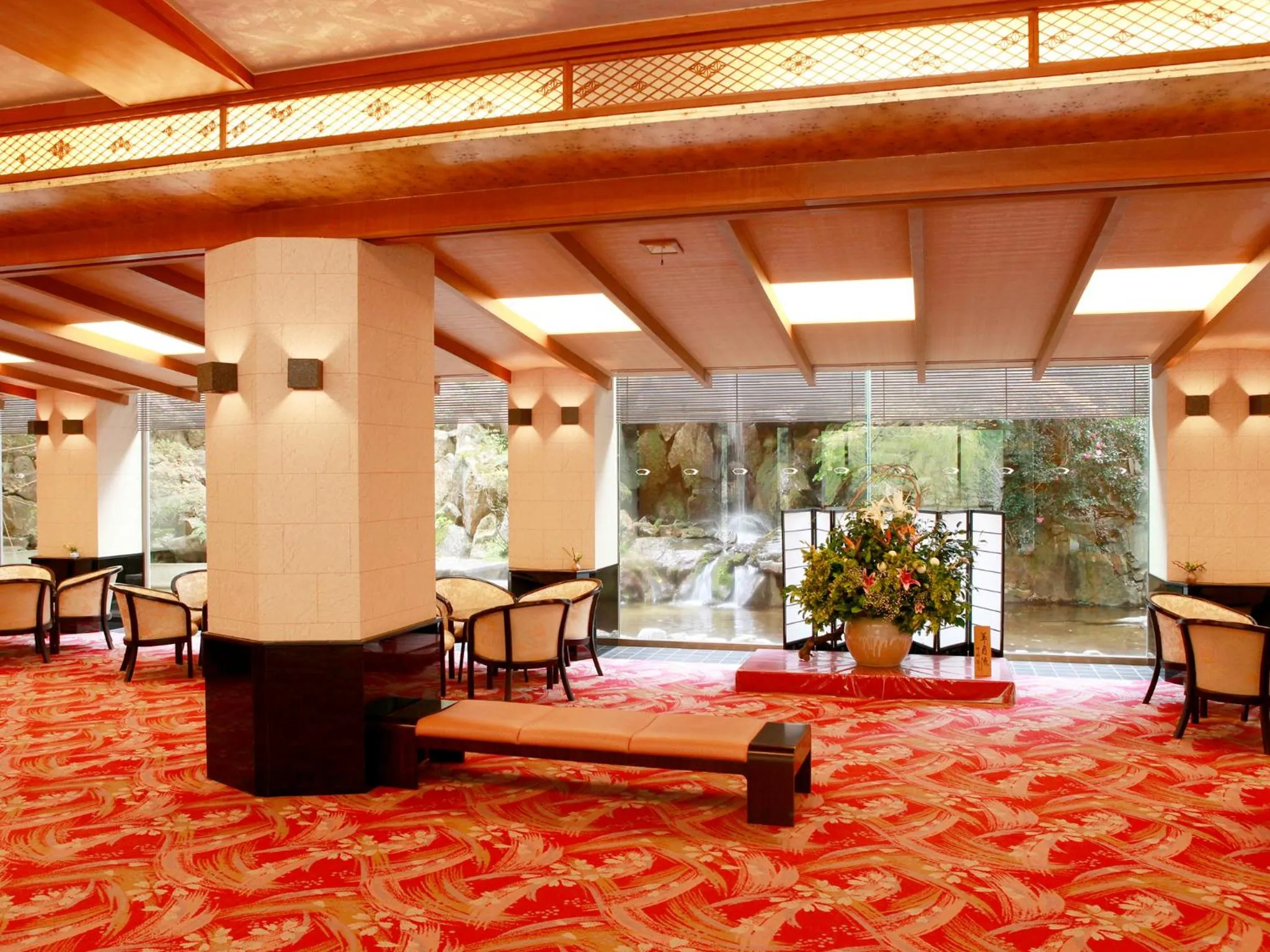 Lobby or reception in Yumoto Kanko Hotel Saikyo