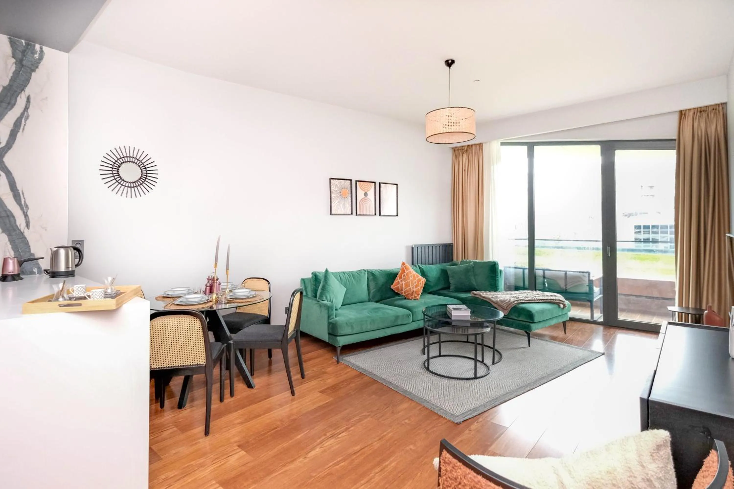 Seating area in Benesta Residence by NewInn