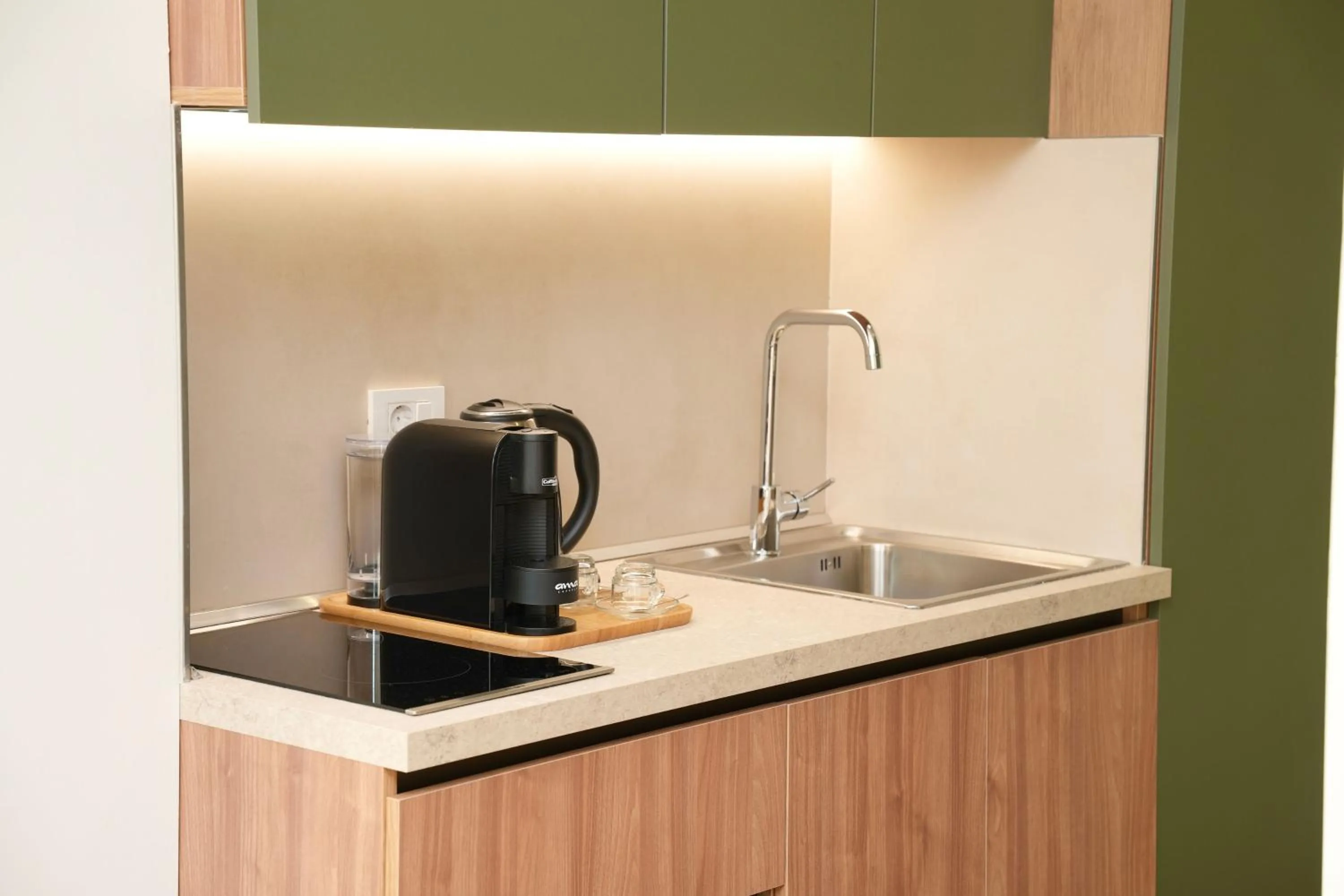 Kitchen or kitchenette in Retreat Apartments