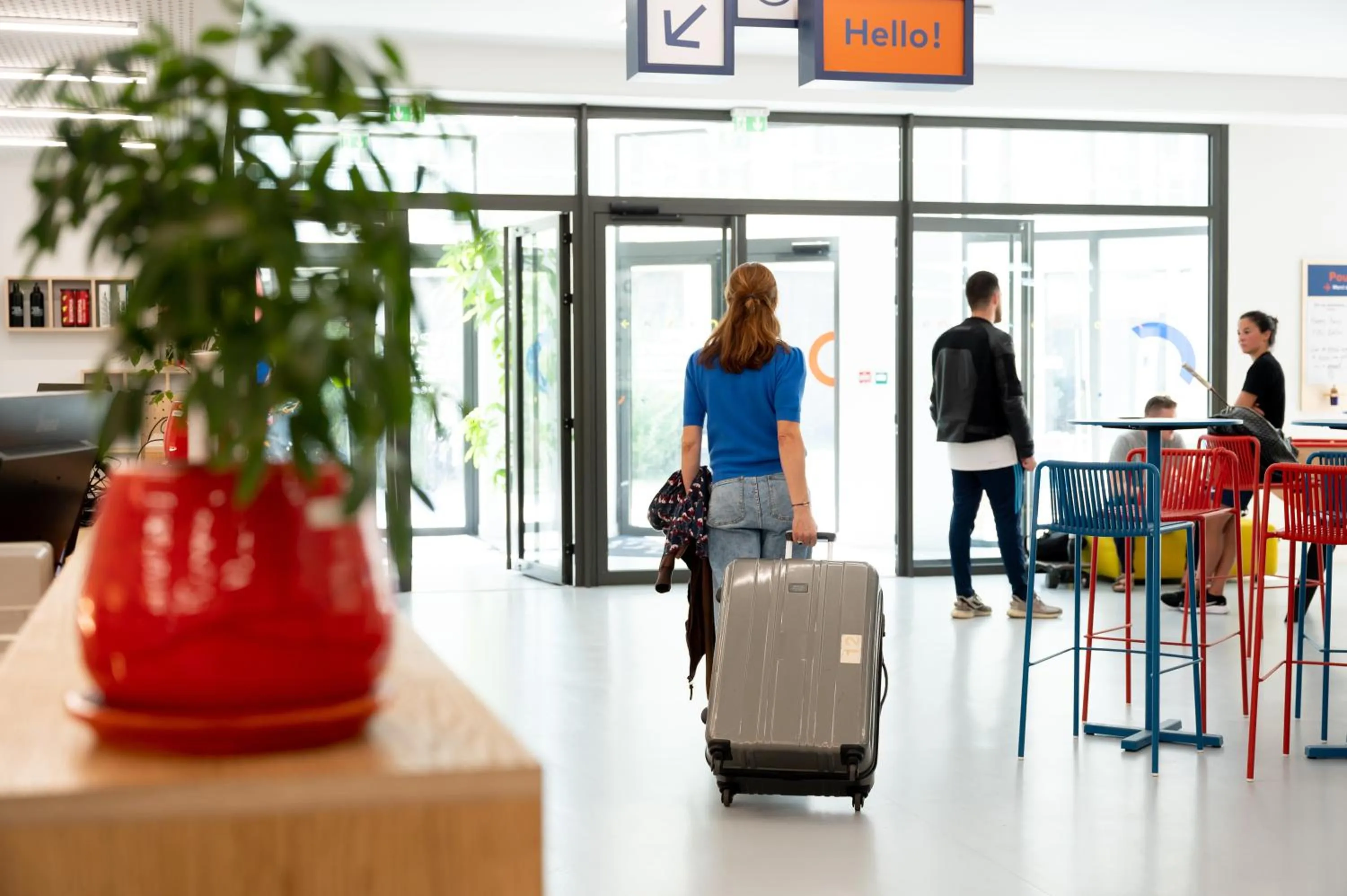 Lobby or reception in UCPA SPORT STATION HOSTEL PARIS