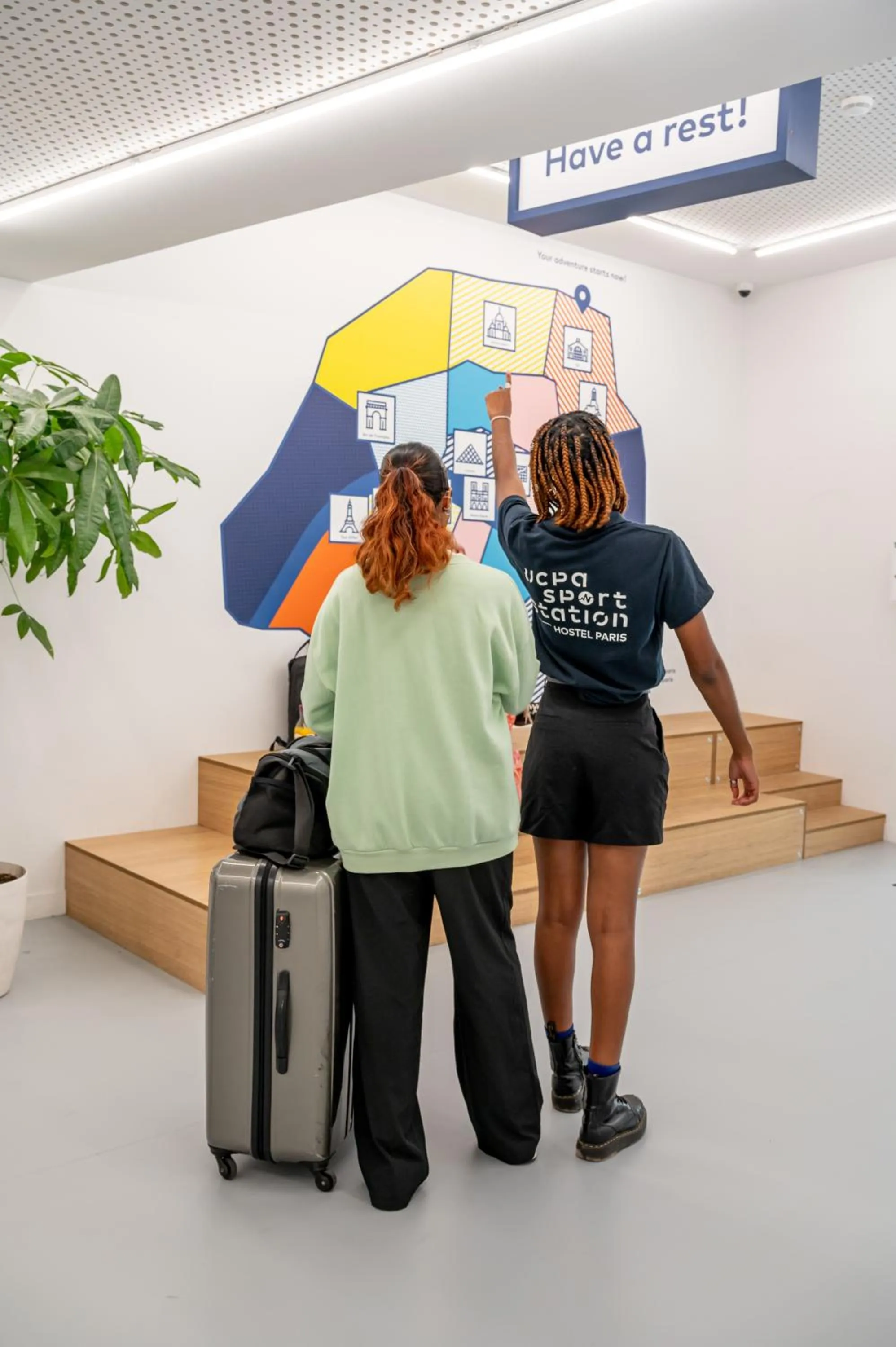 Lobby or reception in UCPA SPORT STATION HOSTEL PARIS