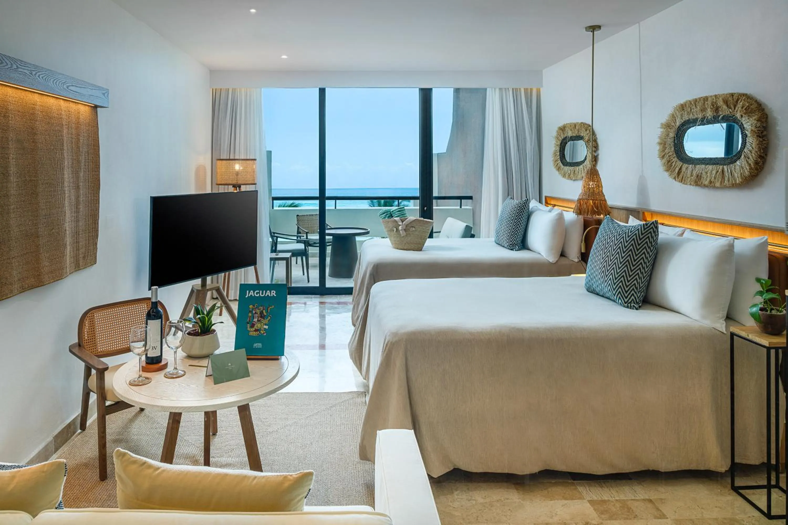 Bed in Paradisus Cancun All Inclusive