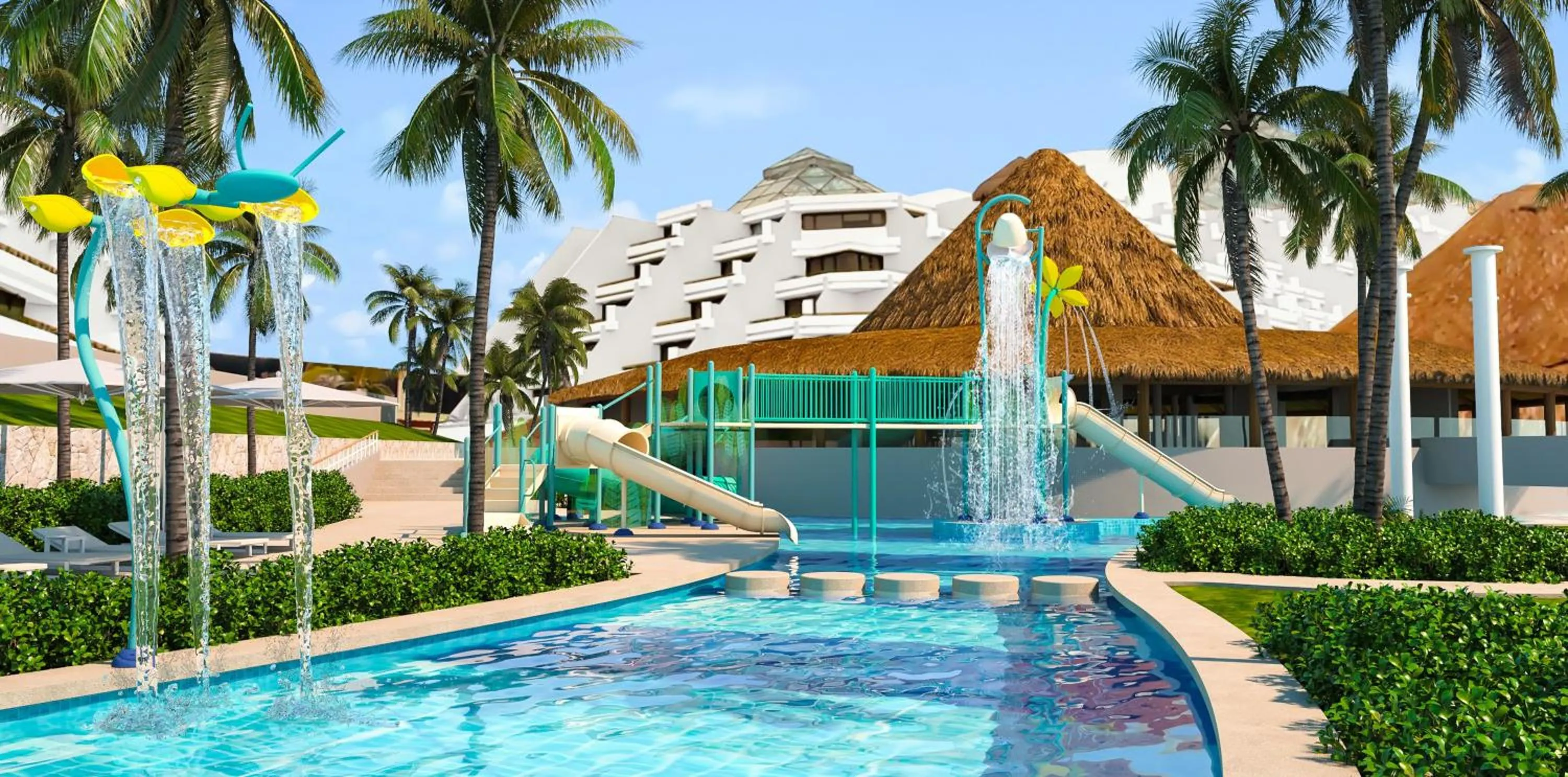 Property building in Paradisus Cancun All Inclusive - Grand Reopening coming soon