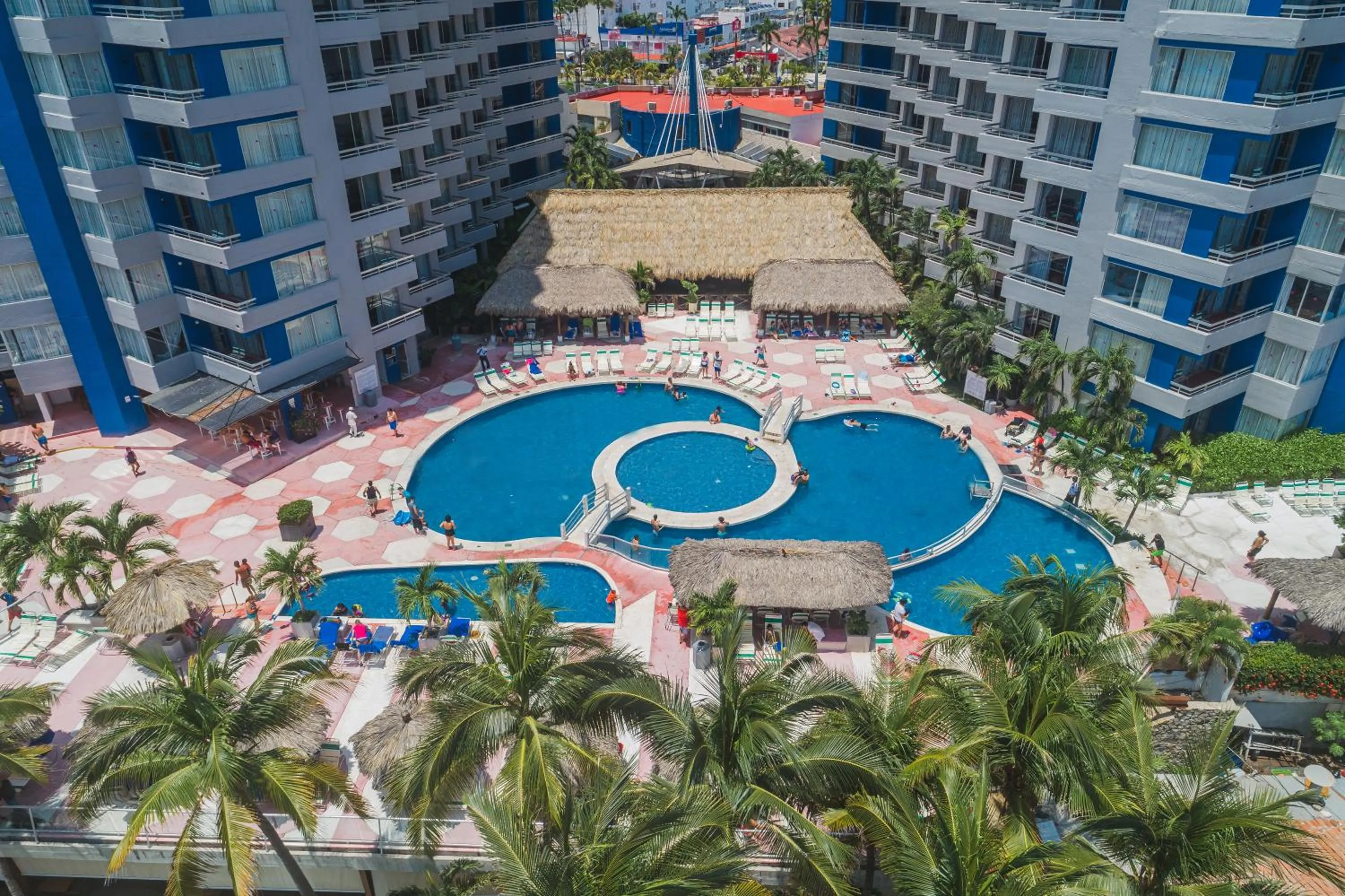 Bird's eye view in Playa Suites Acapulco