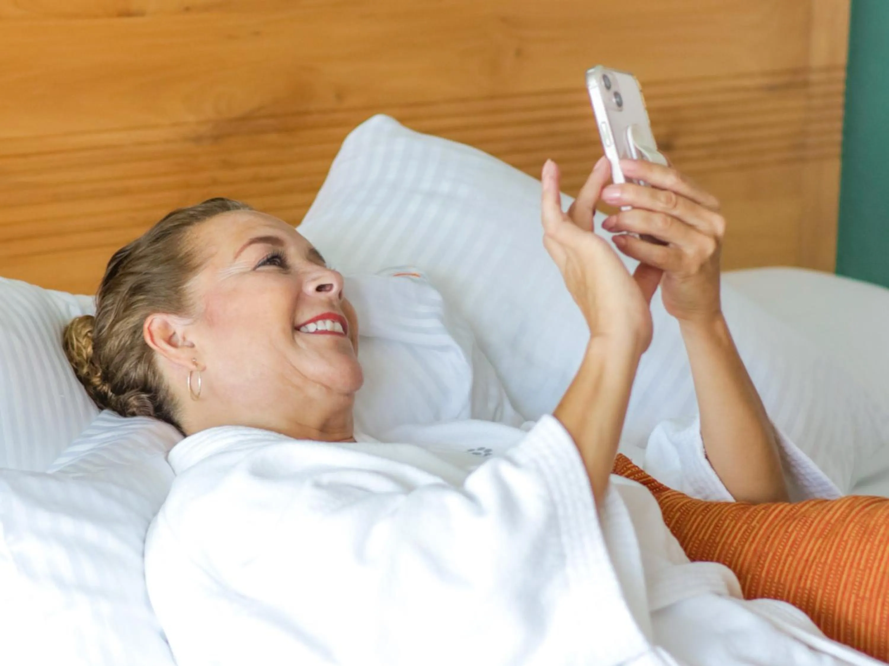 Bed in Hotel Casa Mexicana Cozumel