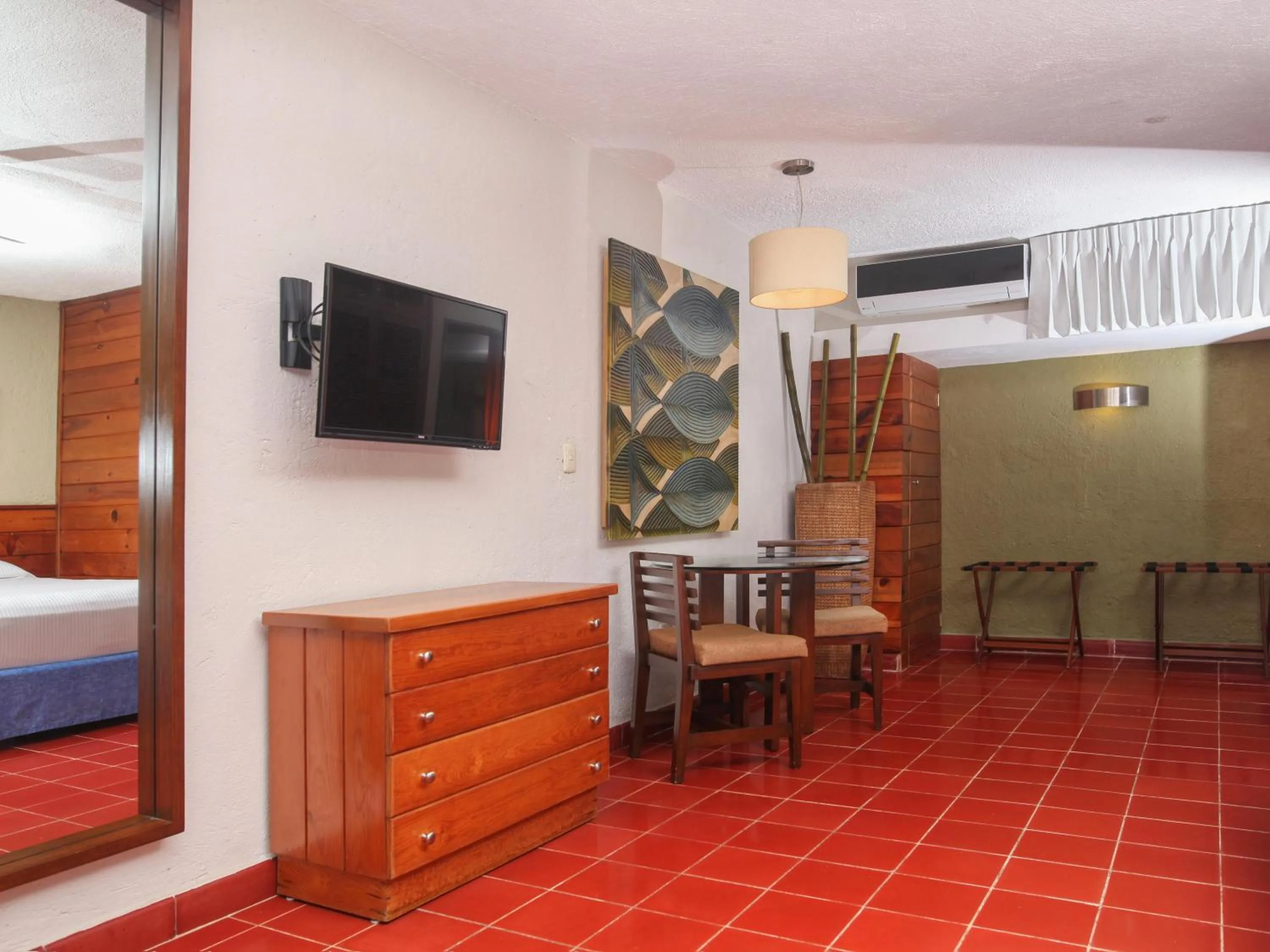 Bed in Hotel Casa Colonial Cozumel