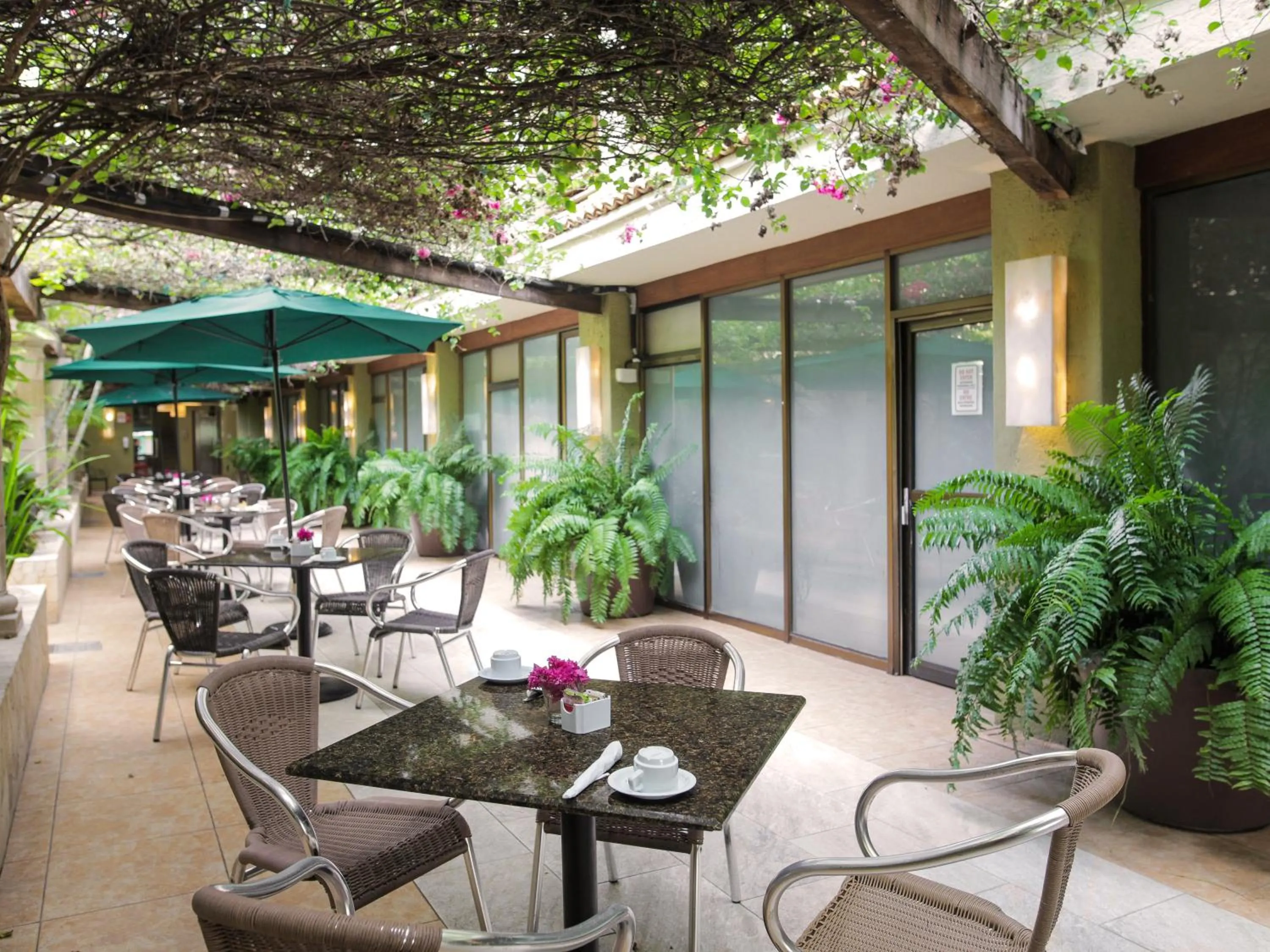 Patio in Hotel Casa Colonial Cozumel