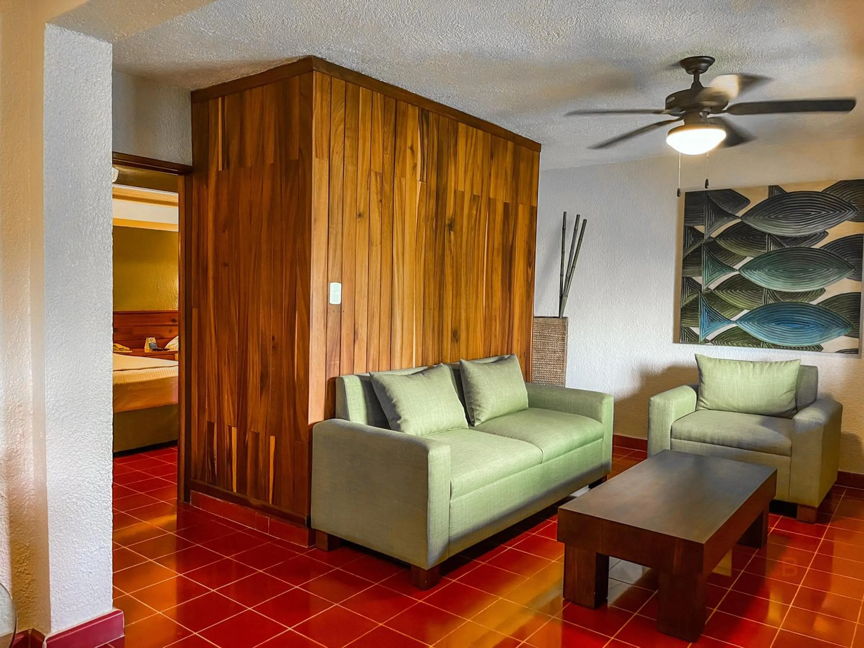 Living room in Hotel Casa Colonial Cozumel