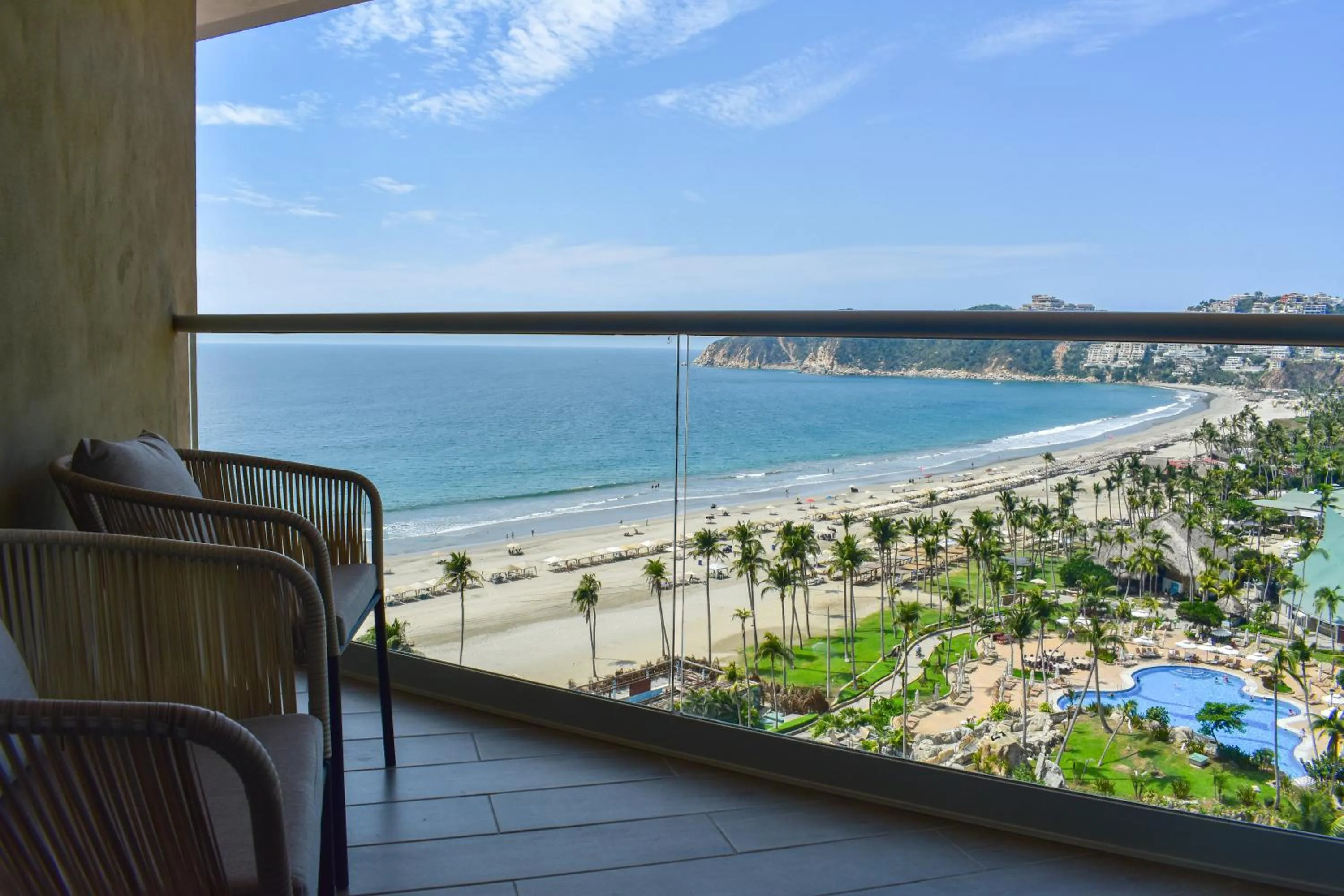 Sea view in Princess Mundo Imperial Riviera Diamante Acapulco