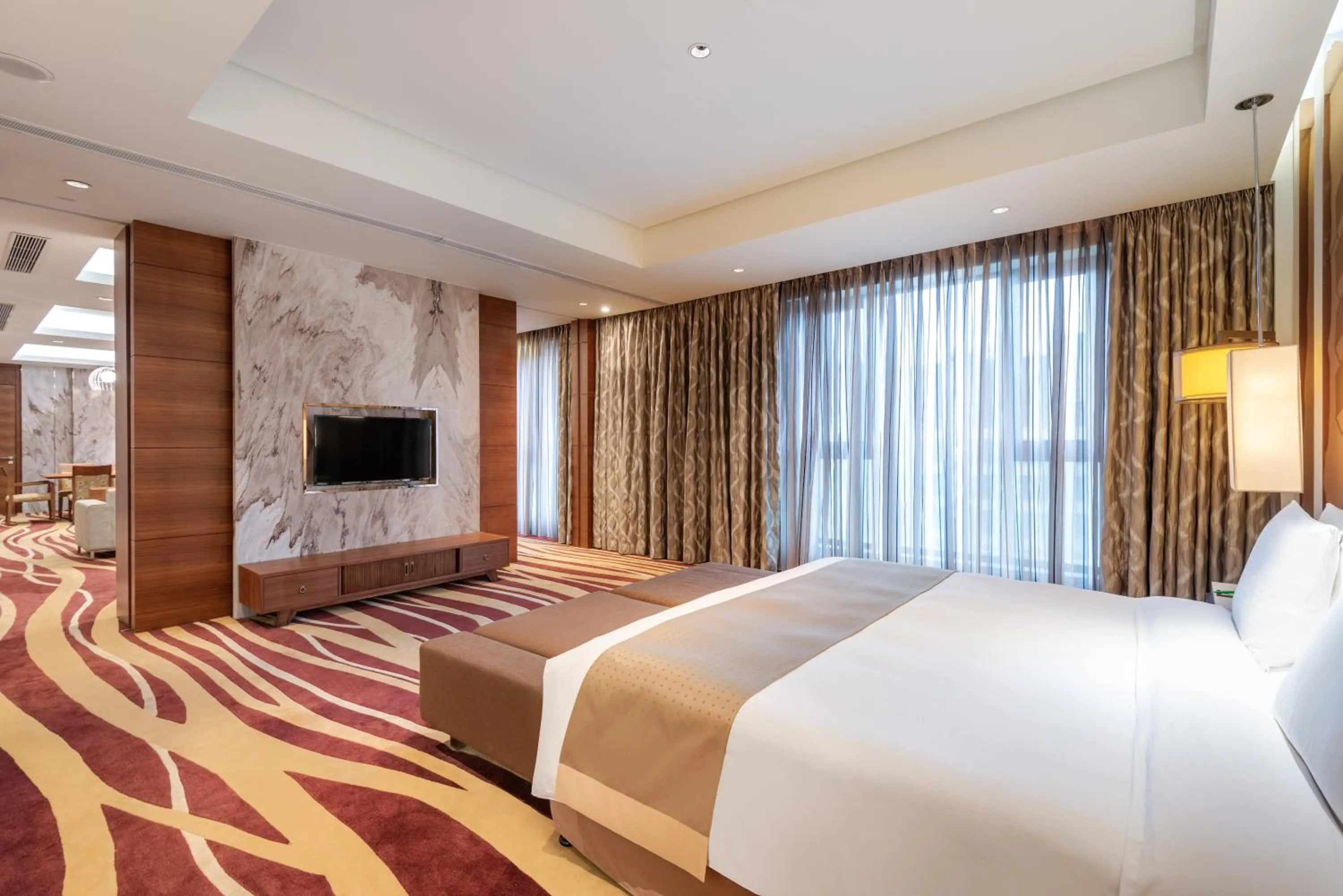 Bedroom, Bed in Holiday Inn Shanghai Hongqiao by IHG - near by Hongqiao Airport & NECC