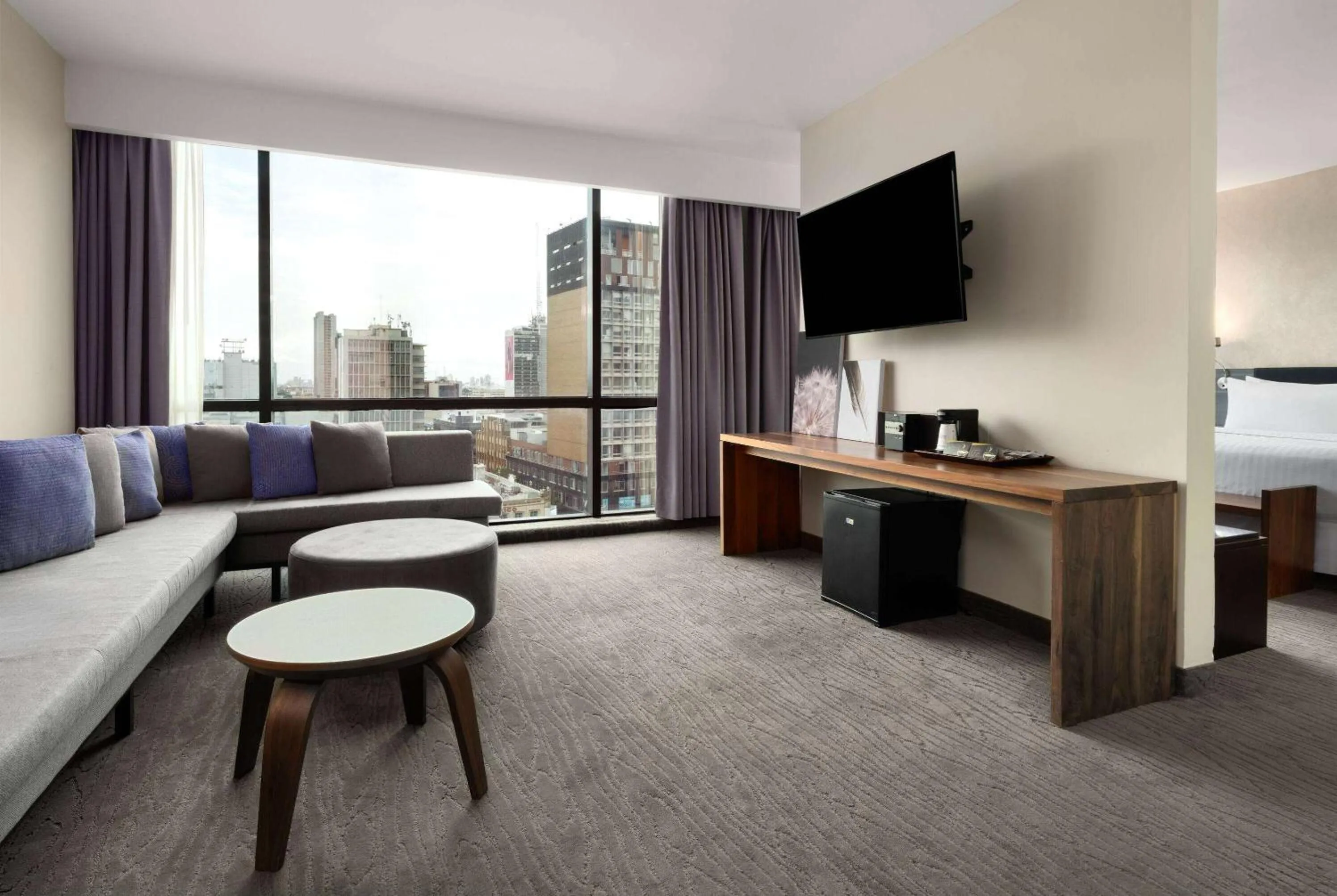 Photo of the whole room, Bed in Wyndham Monterrey Ambassador Centro