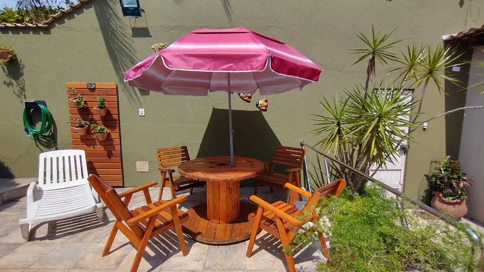 Patio in POUSADA CASA DIAMANTe