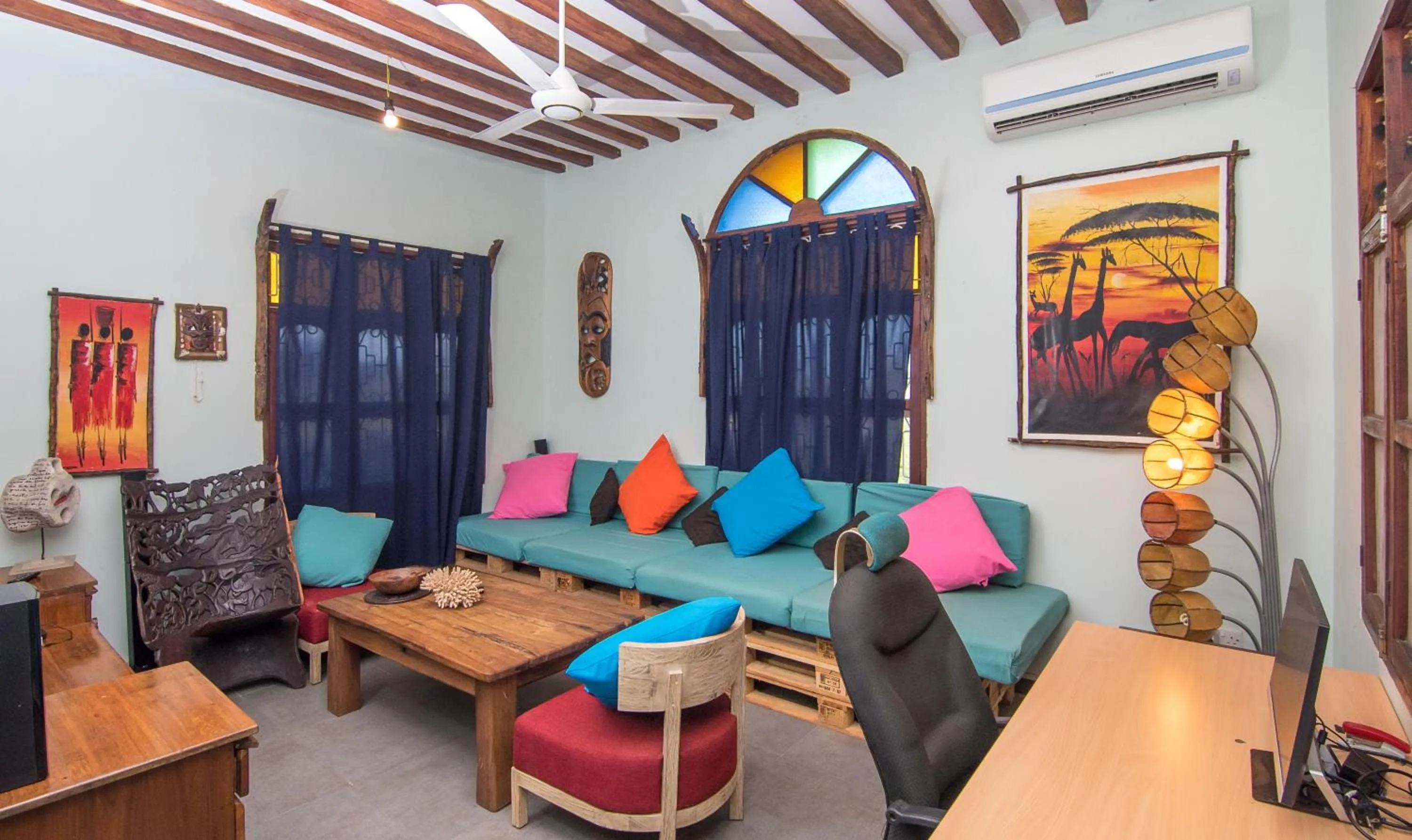 Seating area in Majani Breeze