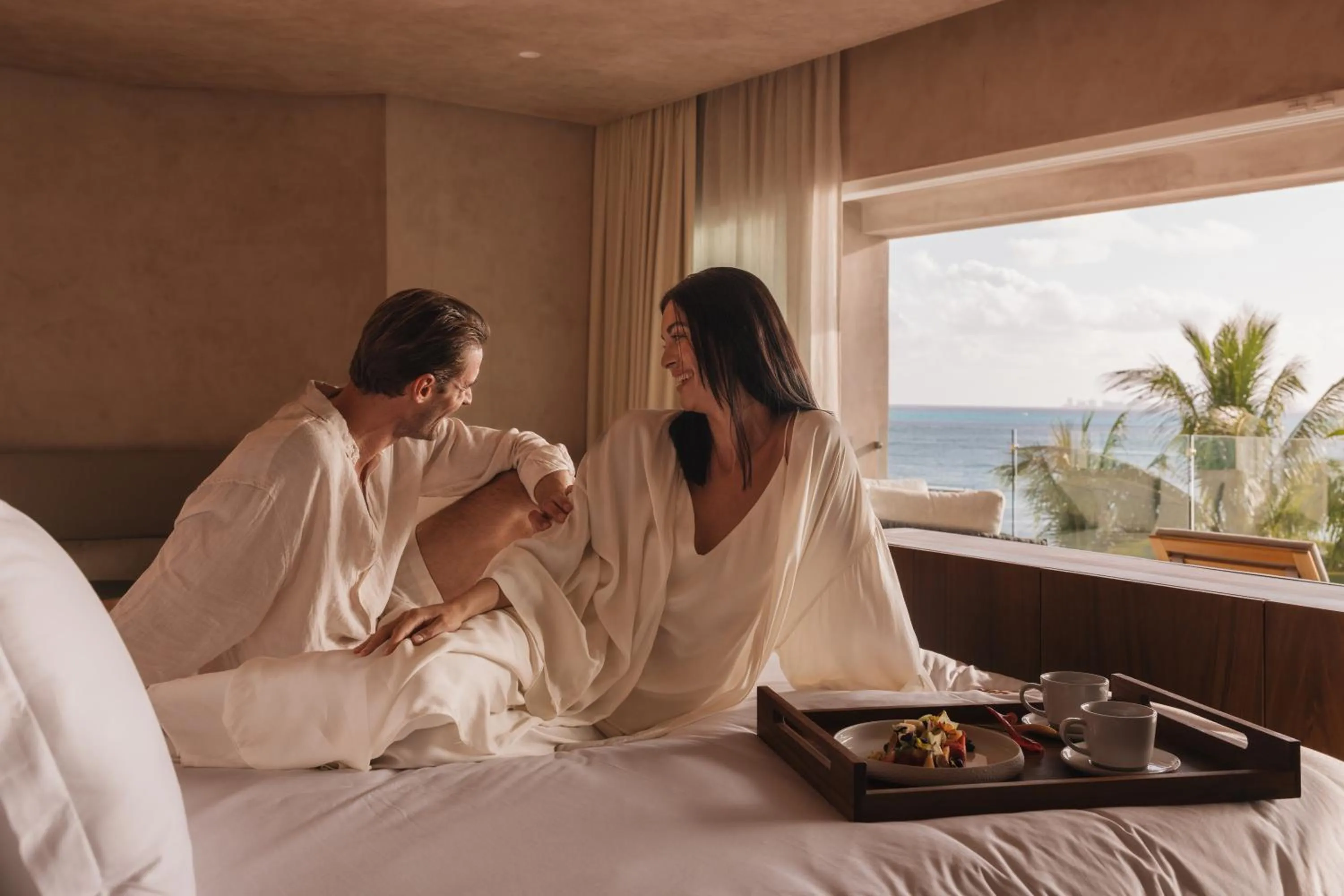 Bed in Almare, a Luxury Collection Resort, Isla Mujeres Cancun, Adult All-Inclusive