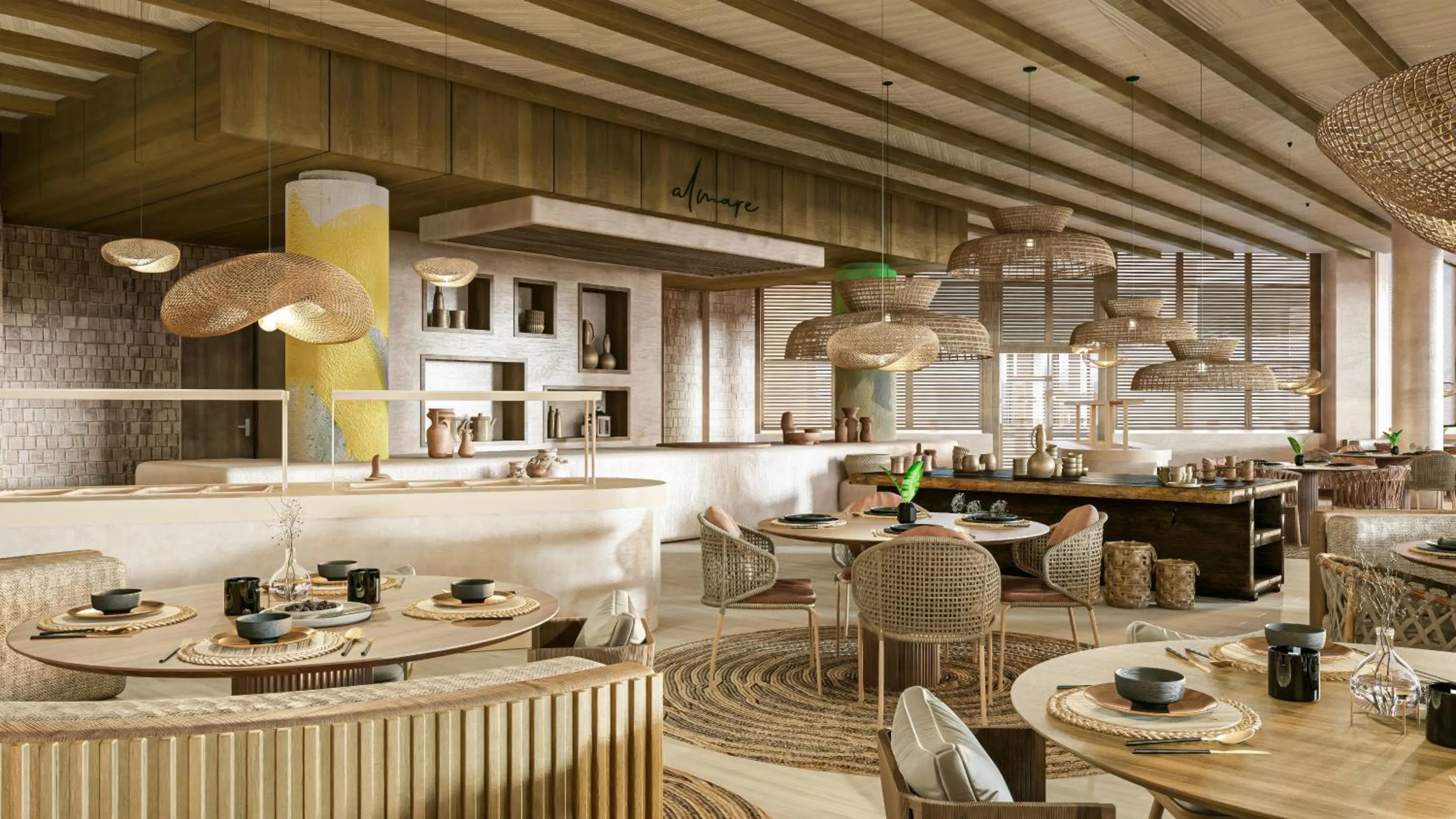 Breakfast, Restaurant/Places to Eat in Isla Mujeres Palace Resort - Couples Only - All Inclusive