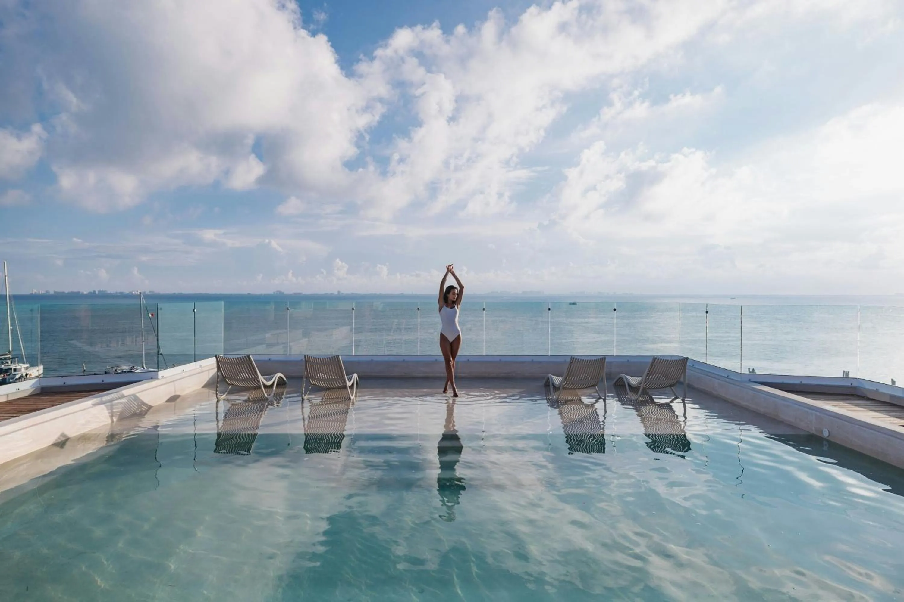 Swimming pool in Almare, a Luxury Collection Resort, Isla Mujeres Cancun, Adult All-Inclusive